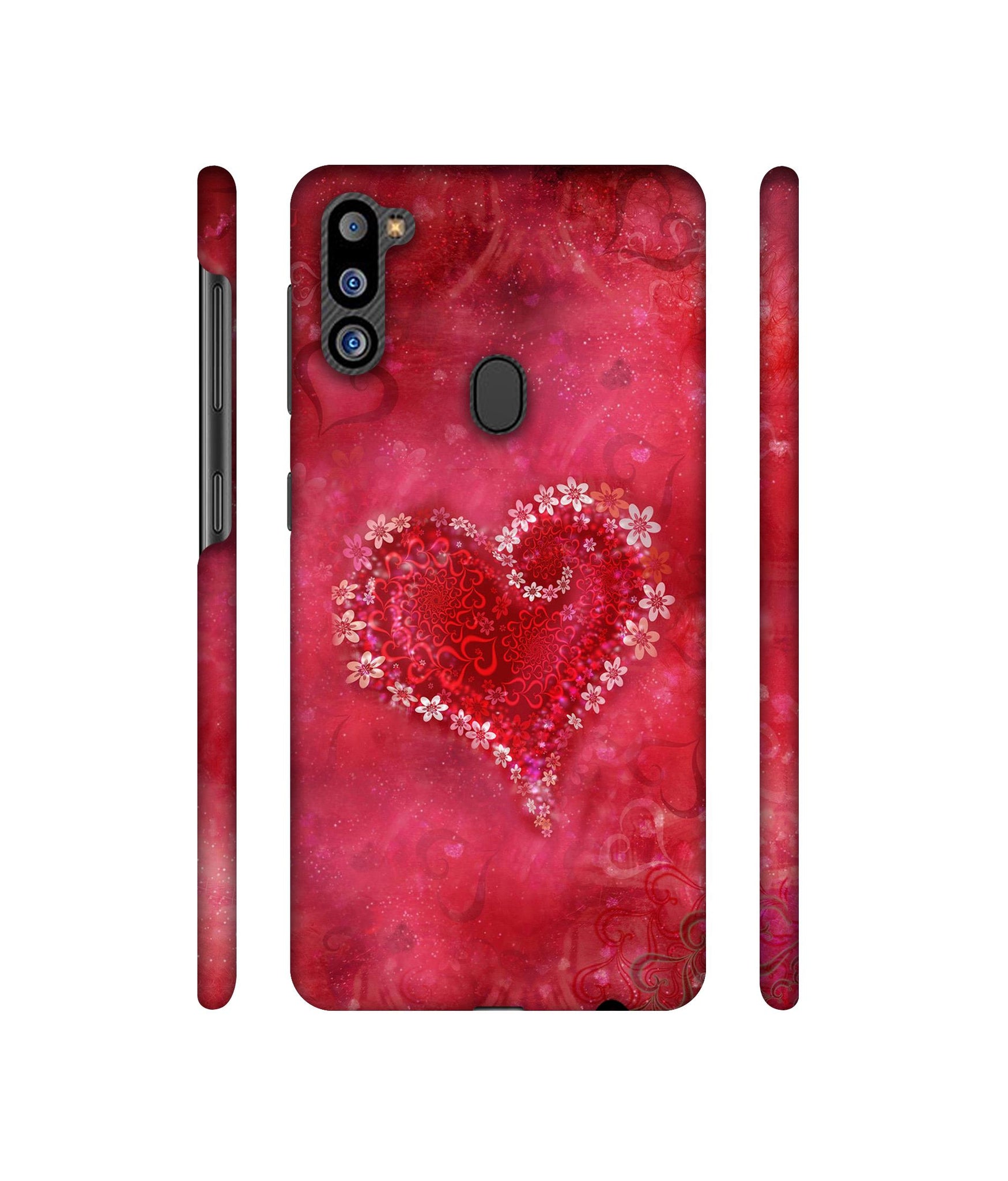 Heart Designer Hard Back Cover for Samsung Galaxy M21 2021 Edition