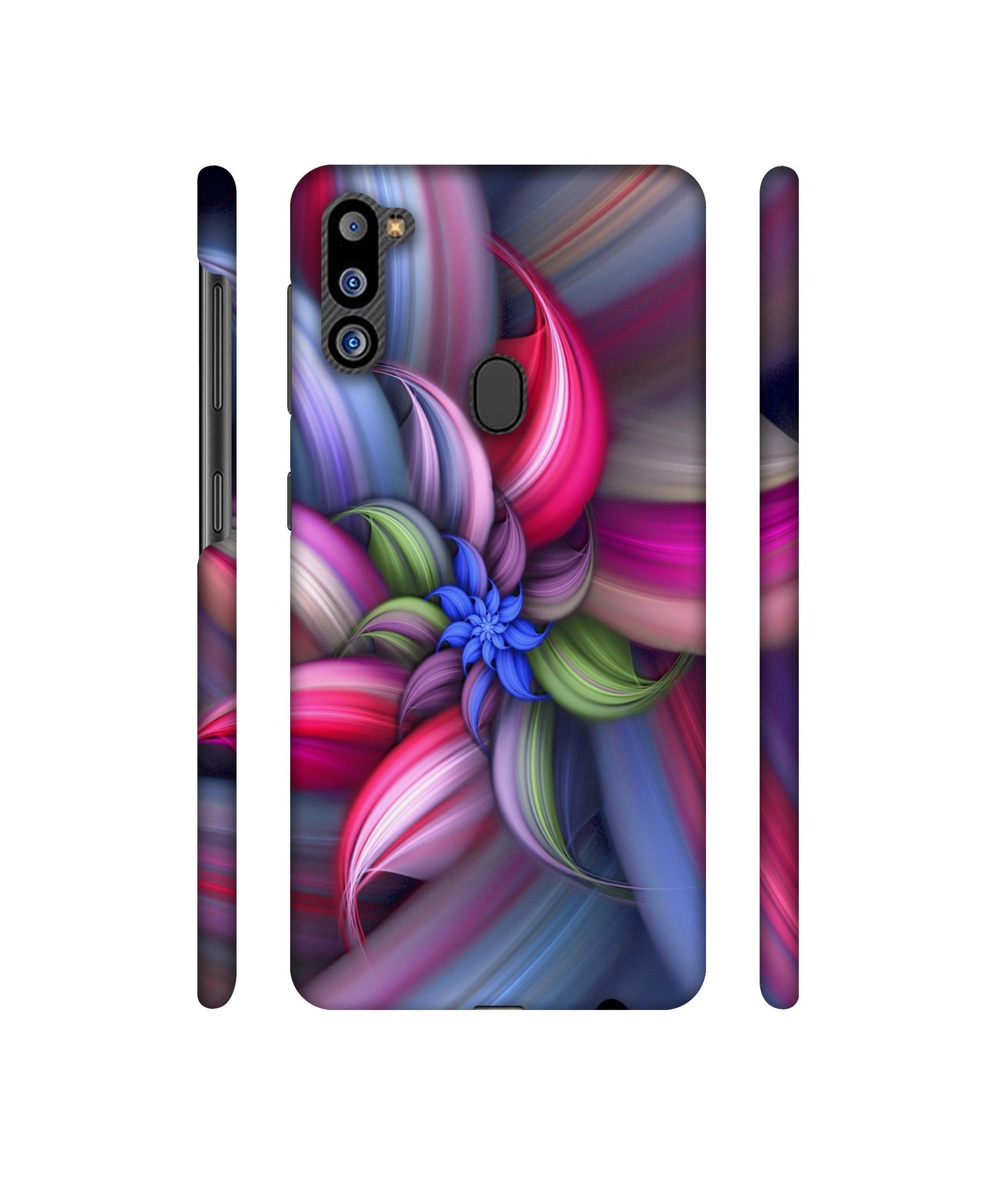 Colorful Flower Designer Hard Back Cover for Samsung Galaxy M21 2021 Edition