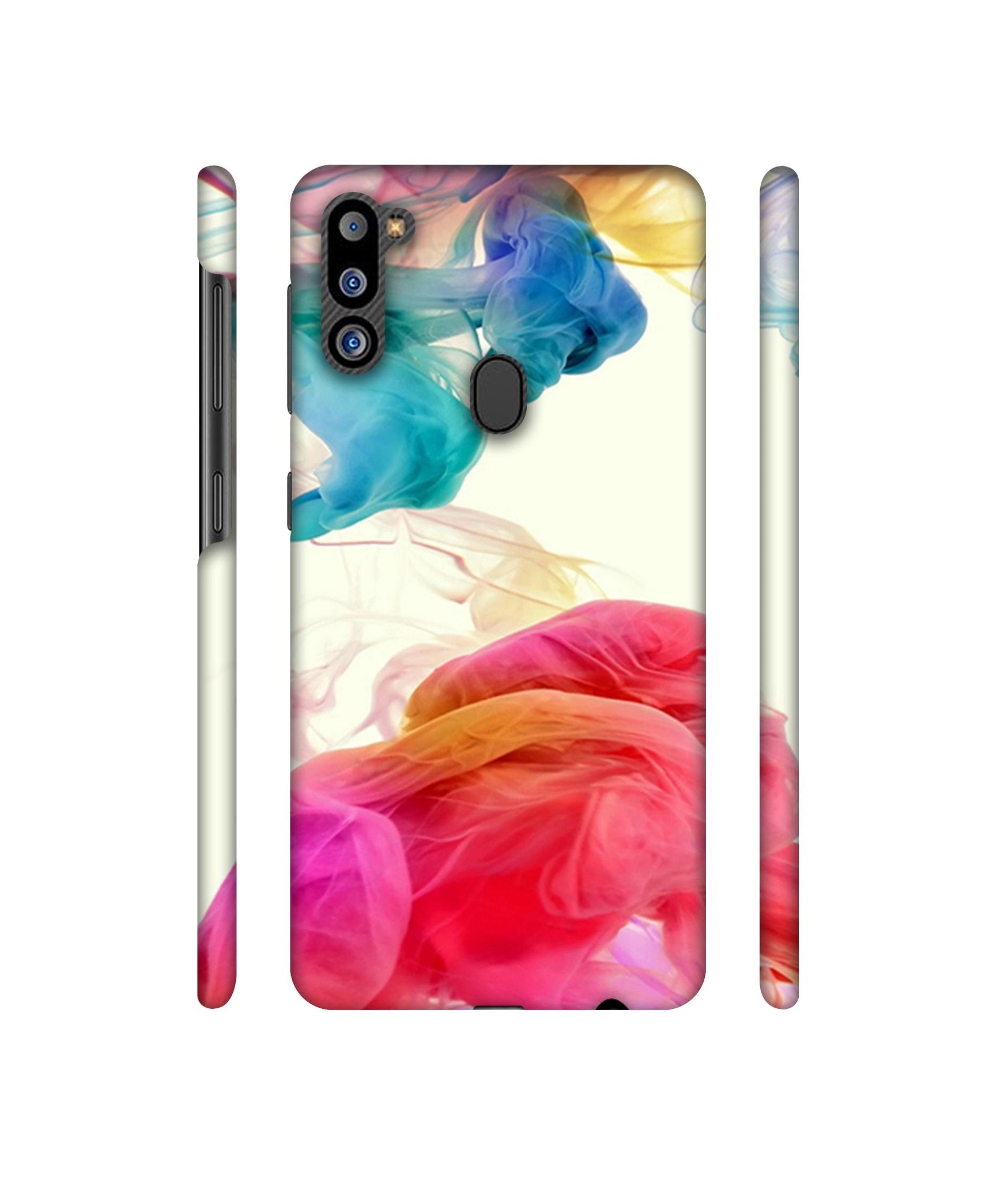 Colored Smoke Designer Hard Back Cover for Samsung Galaxy M21 2021 Edition