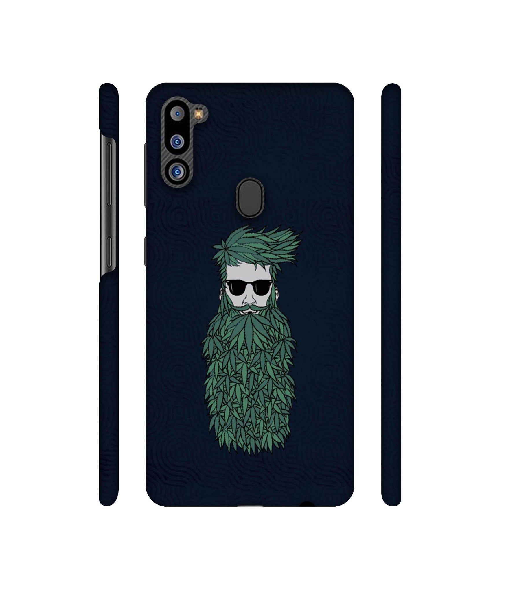 Beard Man Designer Hard Back Cover for Samsung Galaxy M21 2021 Edition