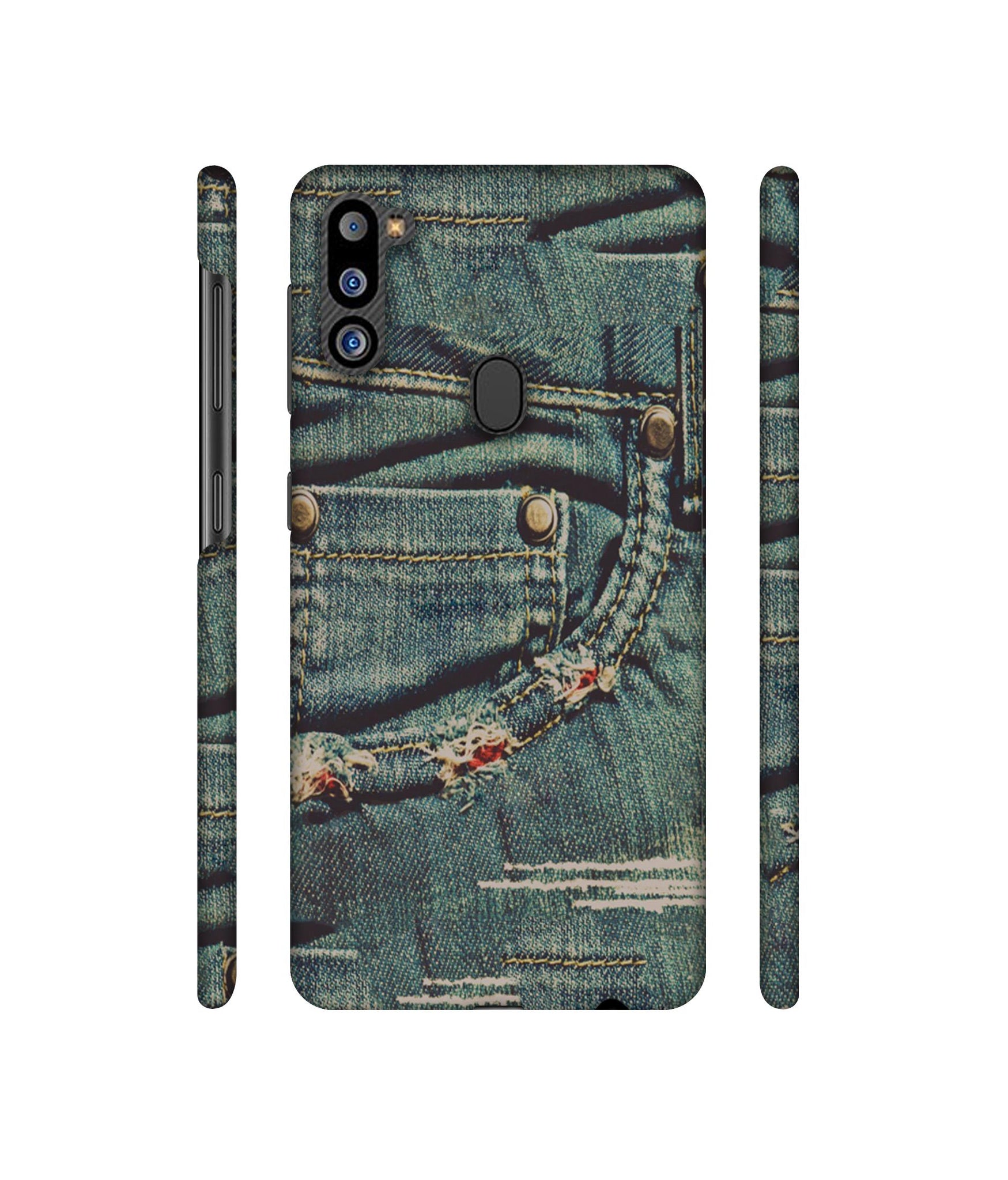 Jeans Designer Hard Back Cover for Samsung Galaxy M21 2021 Edition