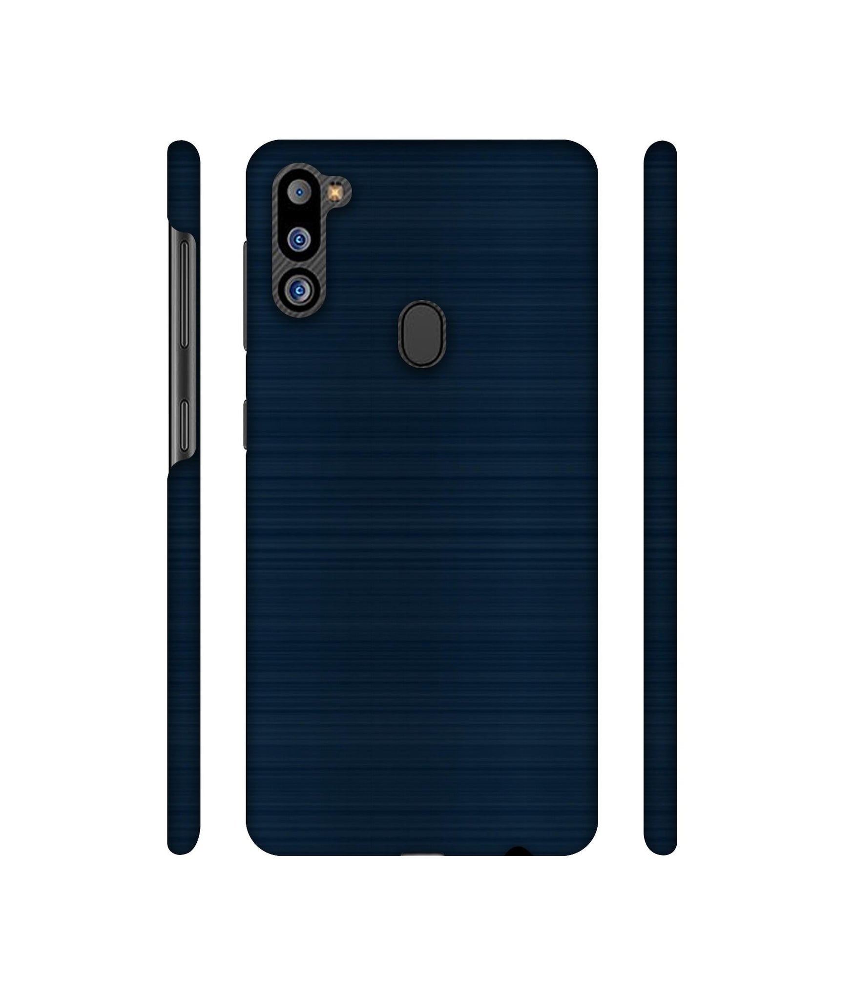 Blue Line Designer Hard Back Cover for Samsung Galaxy M21 2021 Edition