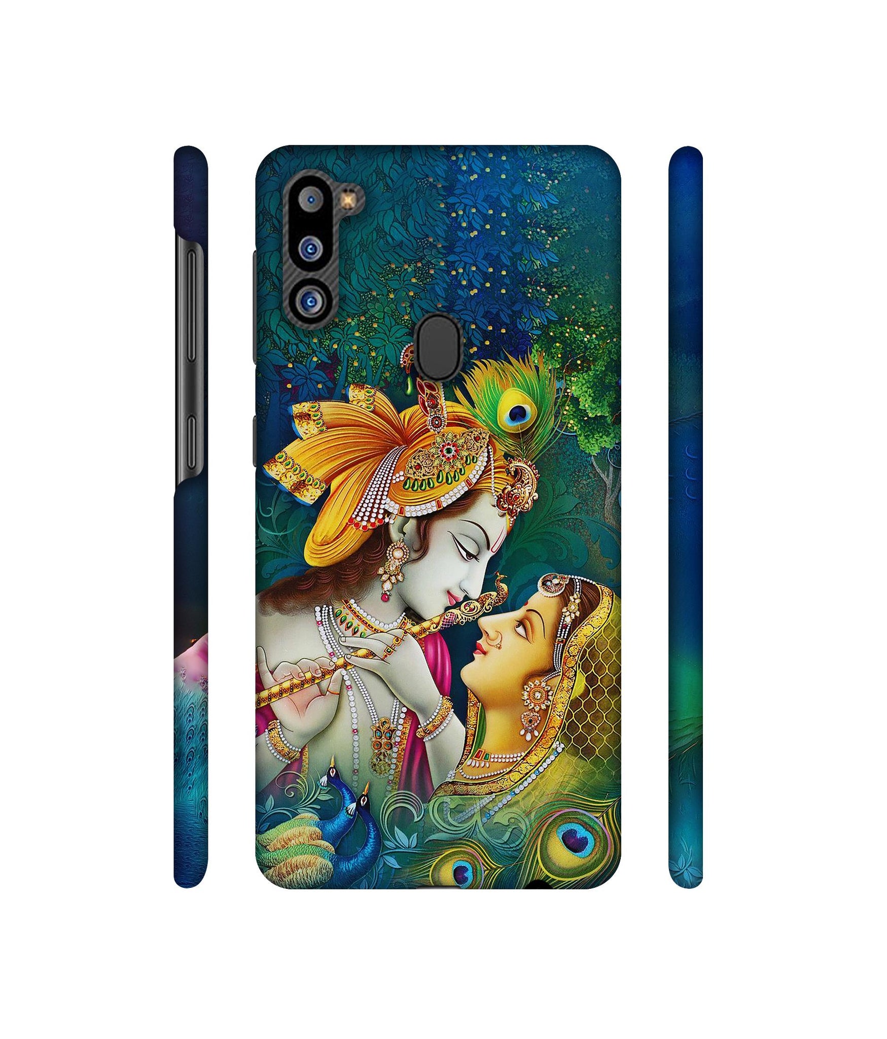 Radha Kishan Love Designer Hard Back Cover for Samsung Galaxy M21 2021 Edition