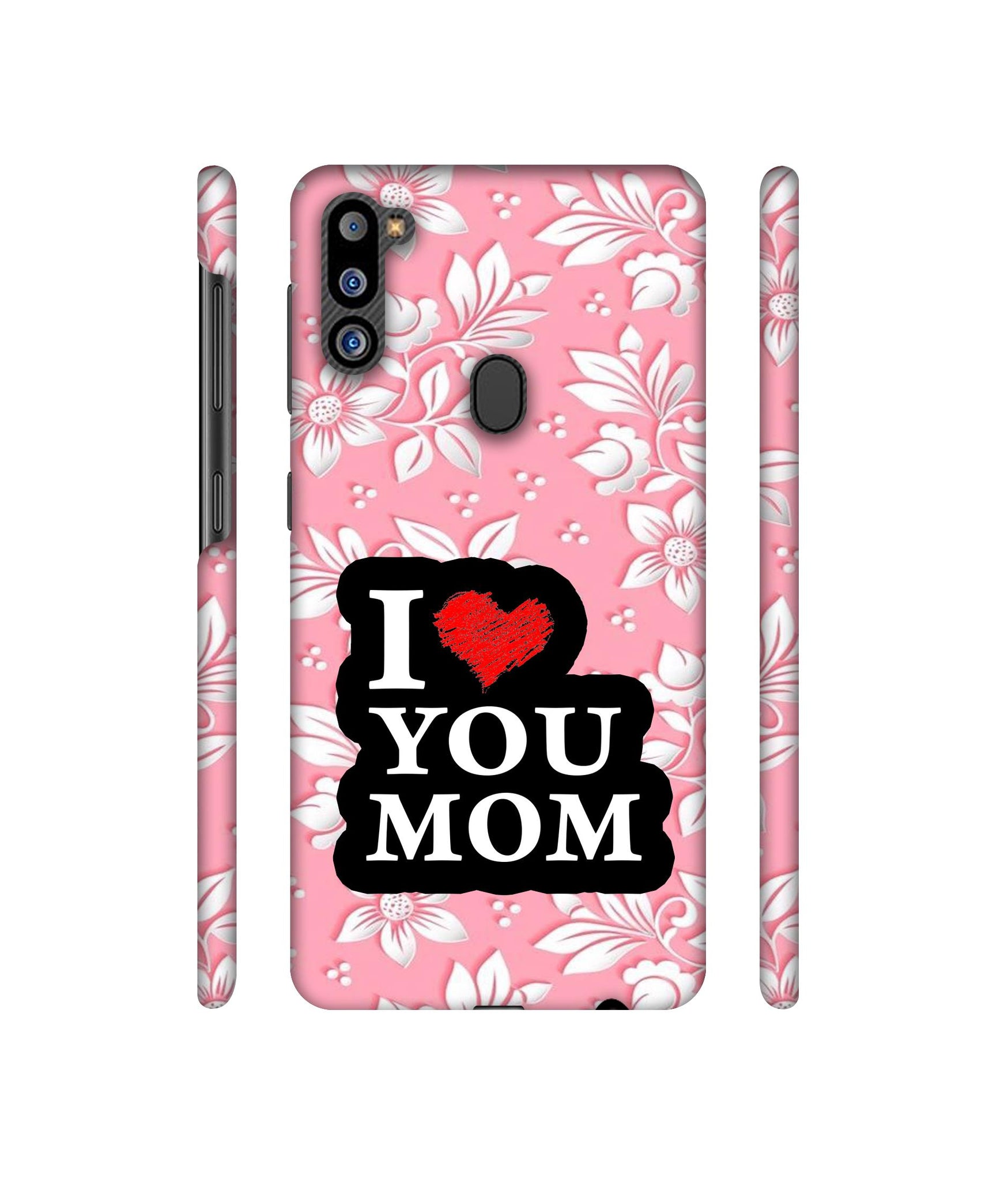 I Love Mom Designer Hard Back Cover for Samsung Galaxy M21 2021 Edition