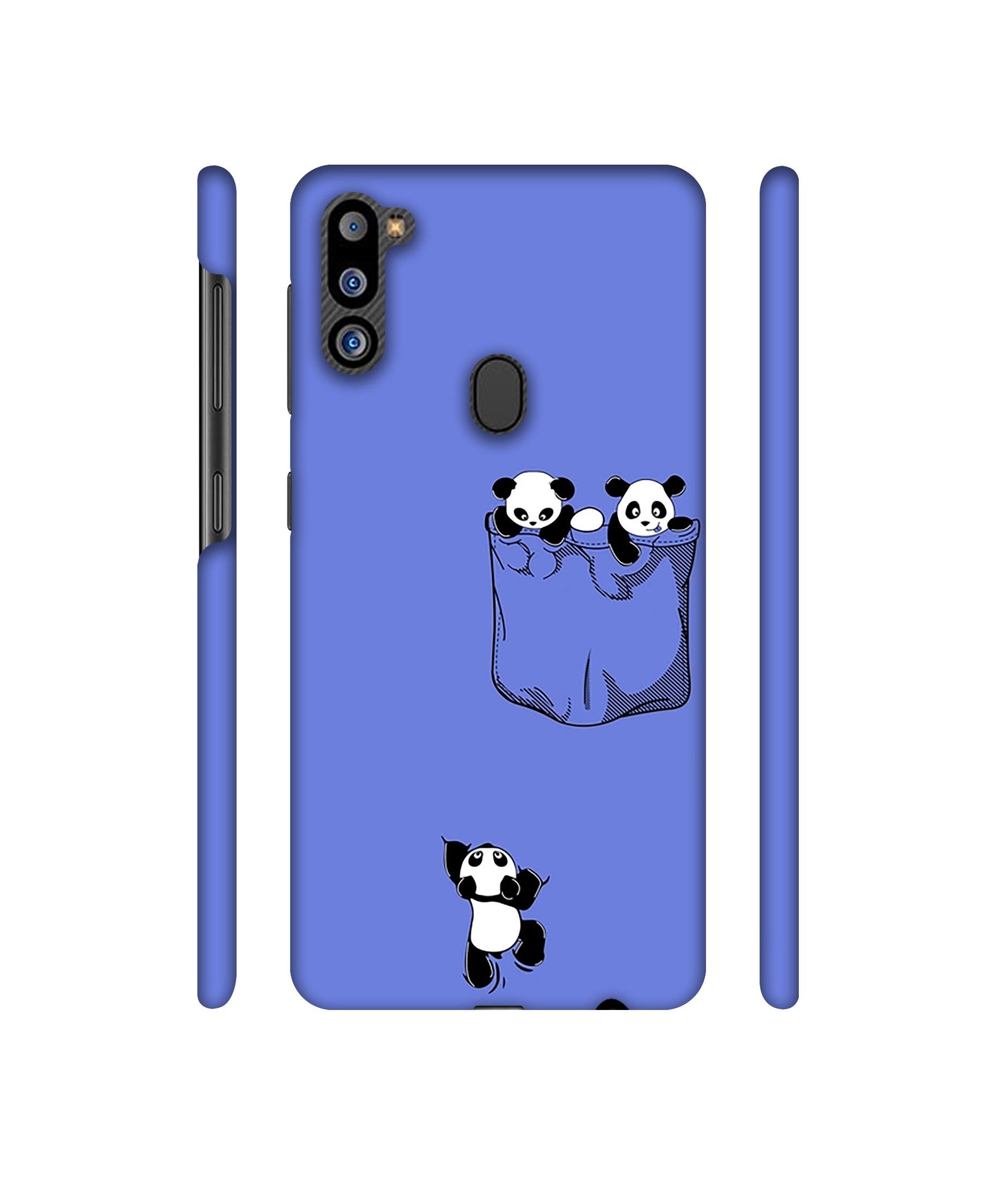 Poket Panda Designer Hard Back Cover for Samsung Galaxy M21 2021 Edition