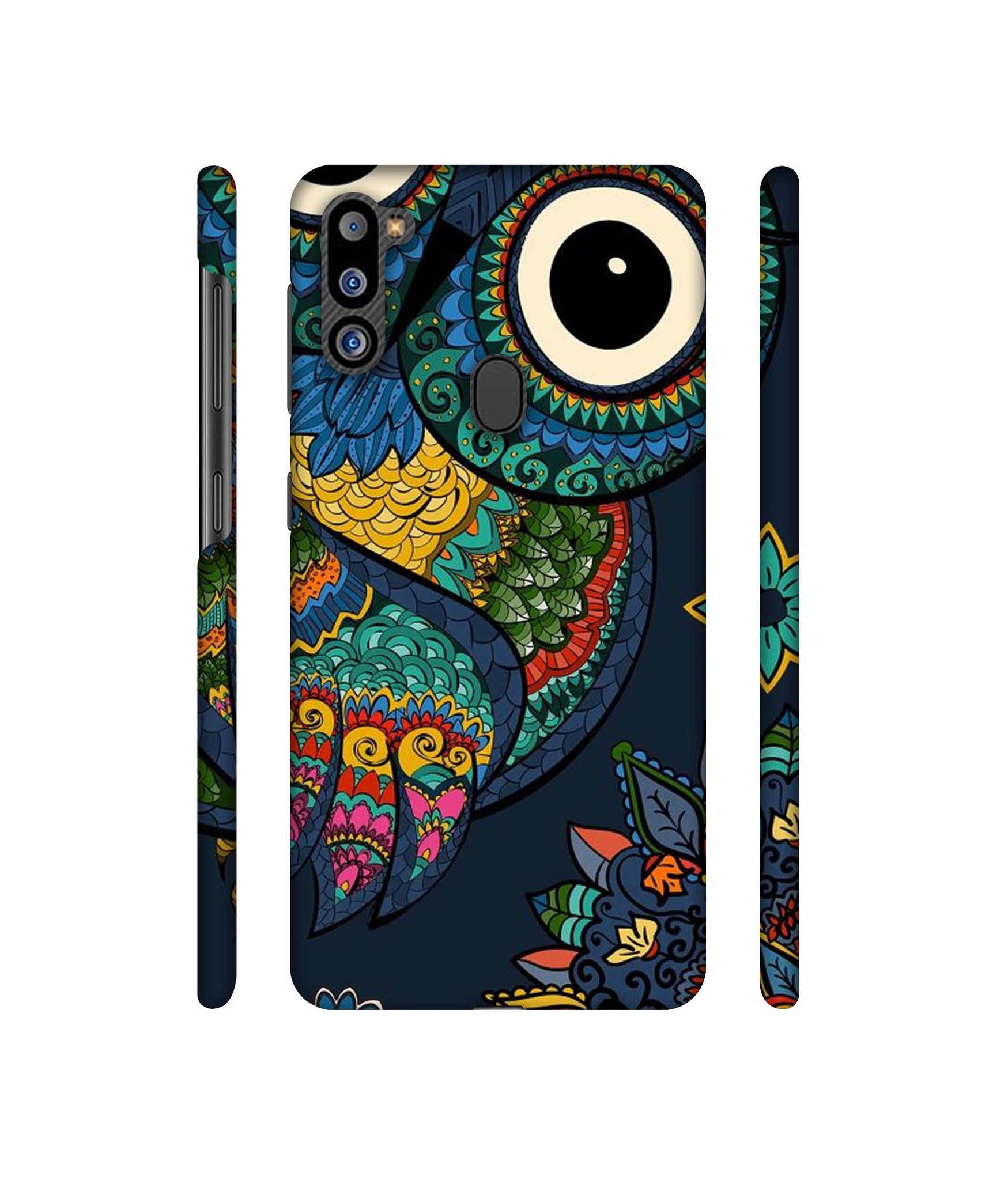 Owl Designer Hard Back Cover for Samsung Galaxy M21 2021 Edition
