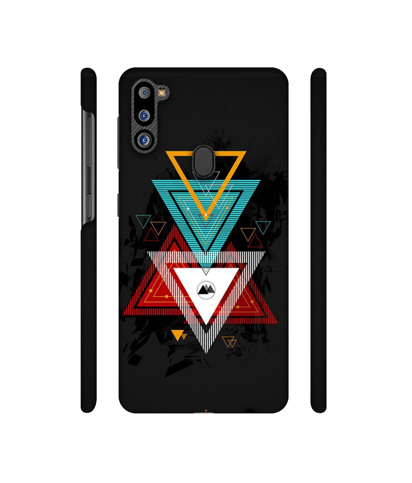Illustrator Triangle Designer Hard Back Cover for Samsung Galaxy M21 2021 Edition