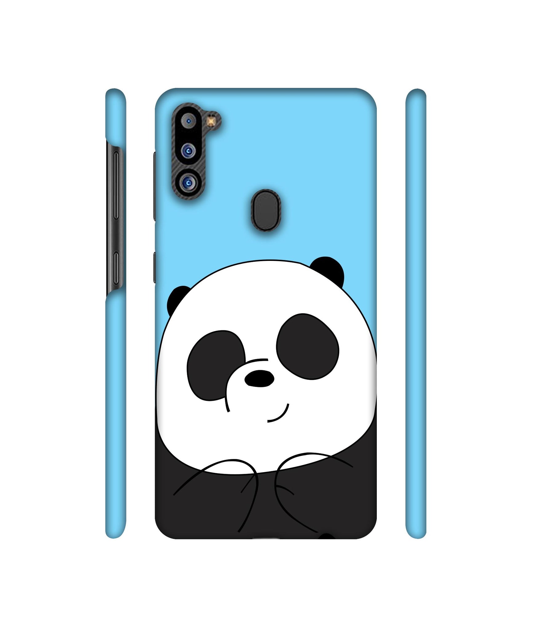 Cute Panda Designer Hard Back Cover for Samsung Galaxy M21 2021 Edition