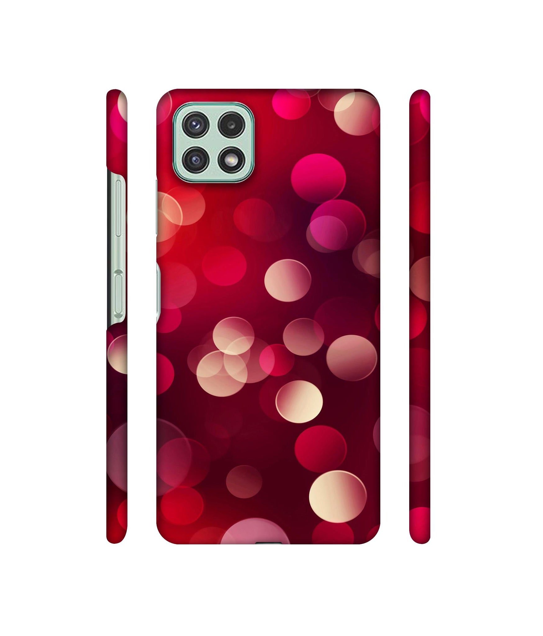 3D Circles Designer Hard Back Cover for Samsung Galaxy A22 5G / F42 5G