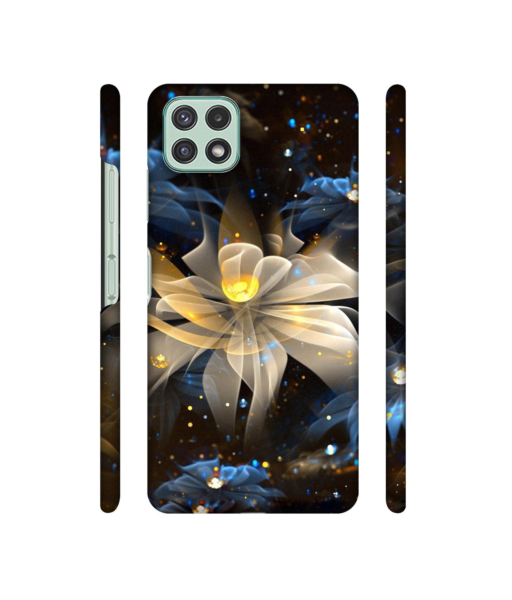 Art Flower Designer Hard Back Cover for Samsung Galaxy A22 5G / F42 5G