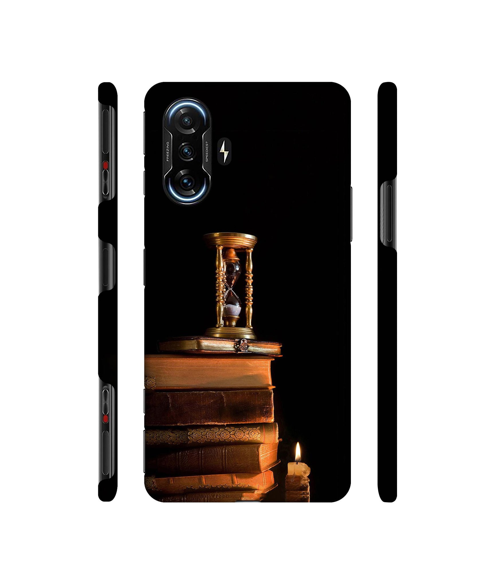 Magic Candles Books Designer Hard Back Cover for Mi Poco F3 GT