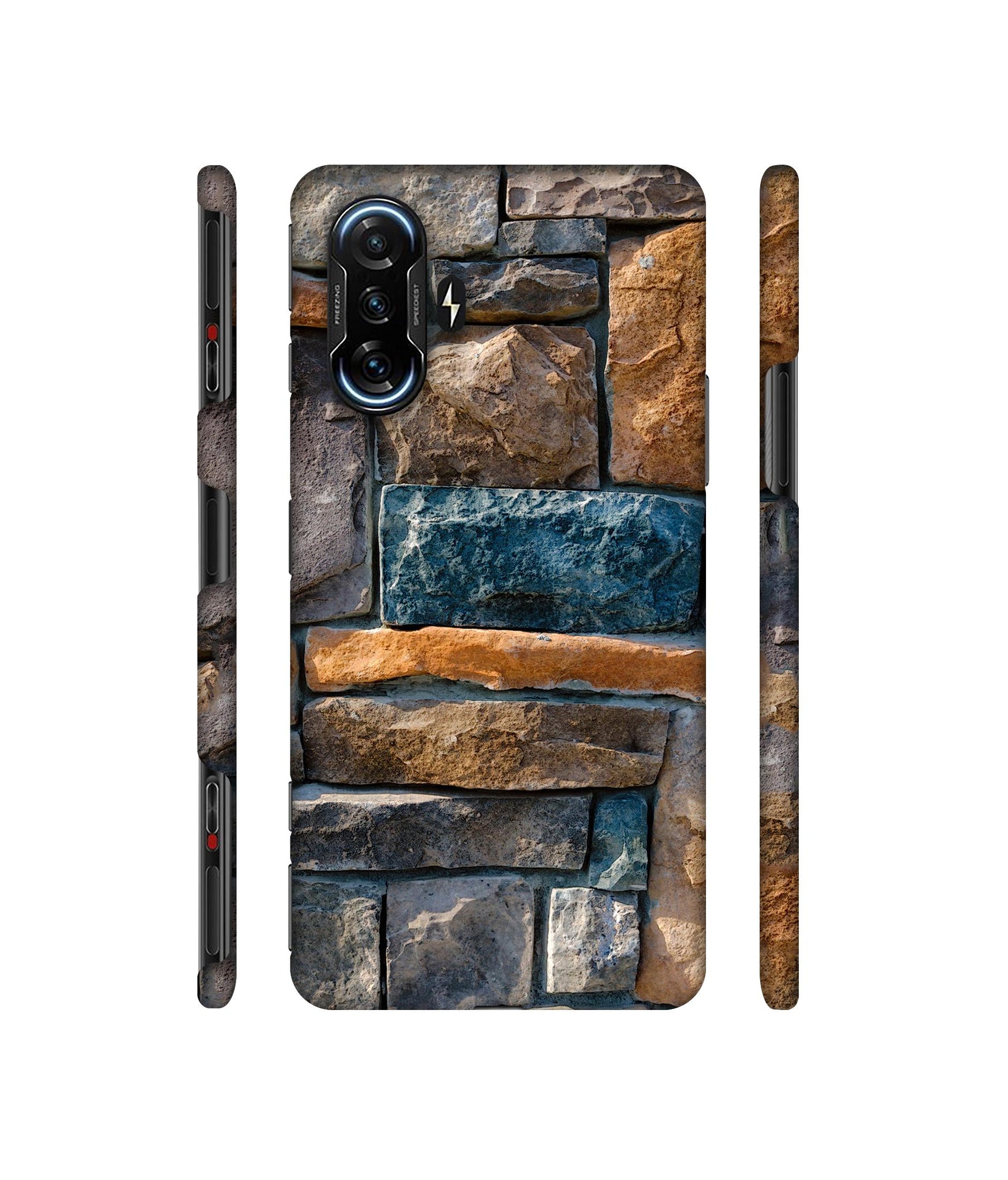 Decorative Stone Cladding Designer Hard Back Cover for Mi Poco F3 GT