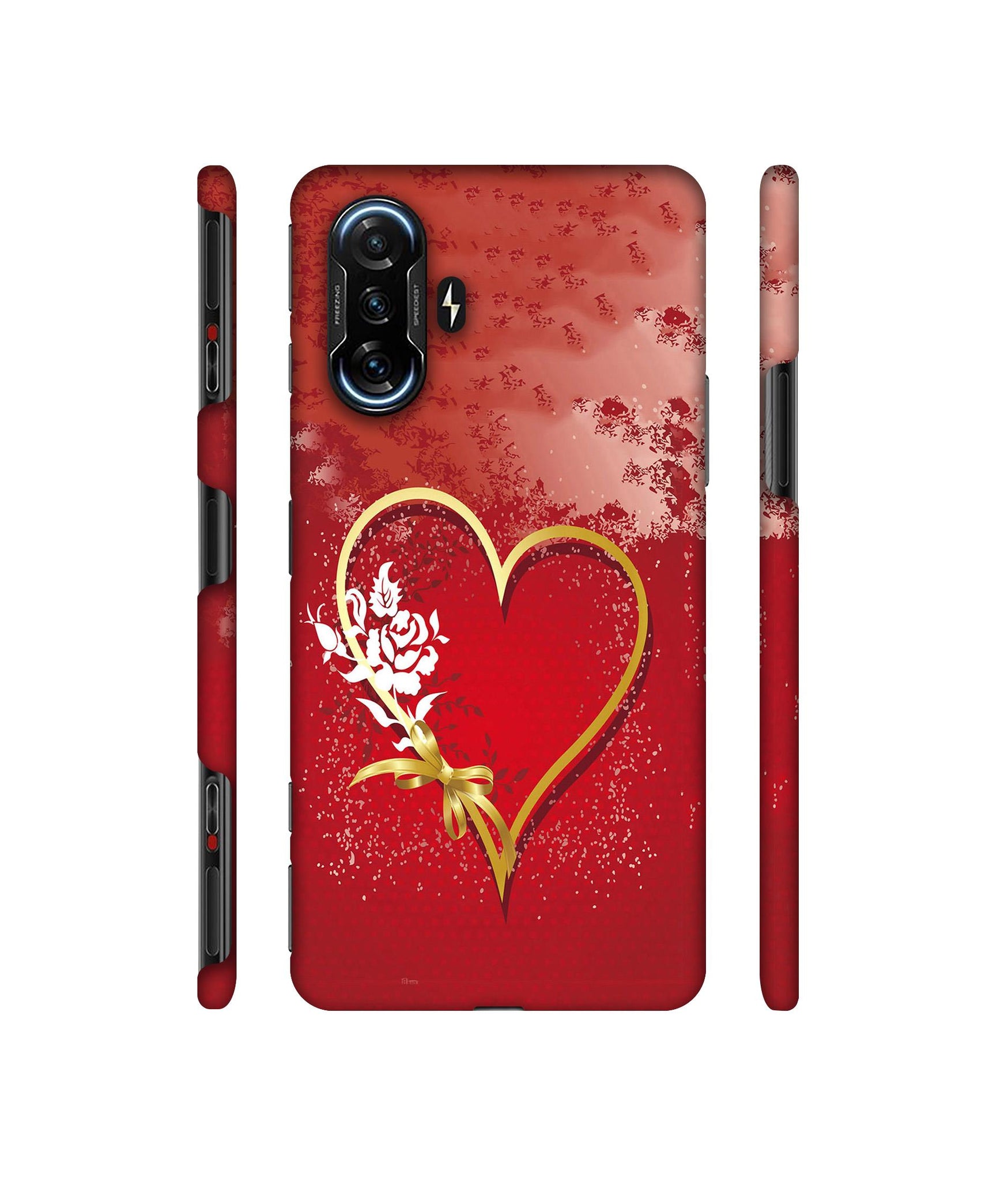 Love Rose Designer Hard Back Cover for Mi Poco F3 GT