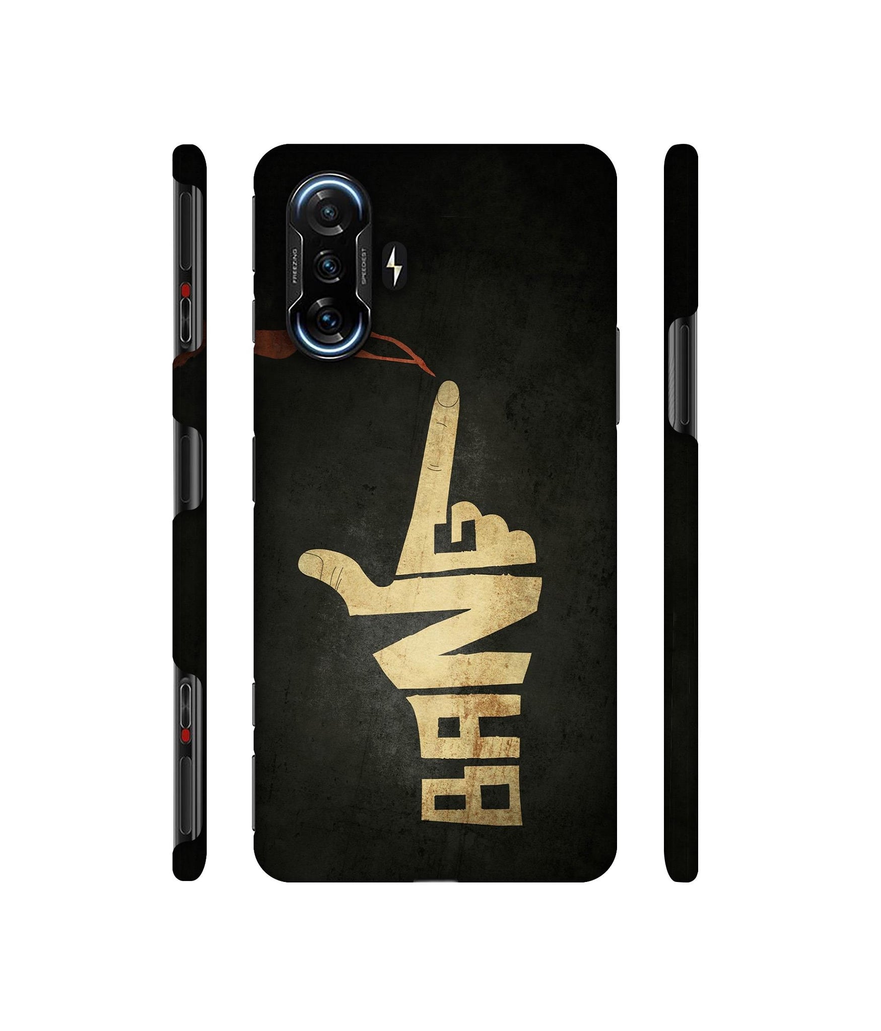 Pointing Designer Hard Back Cover for Mi Poco F3 GT