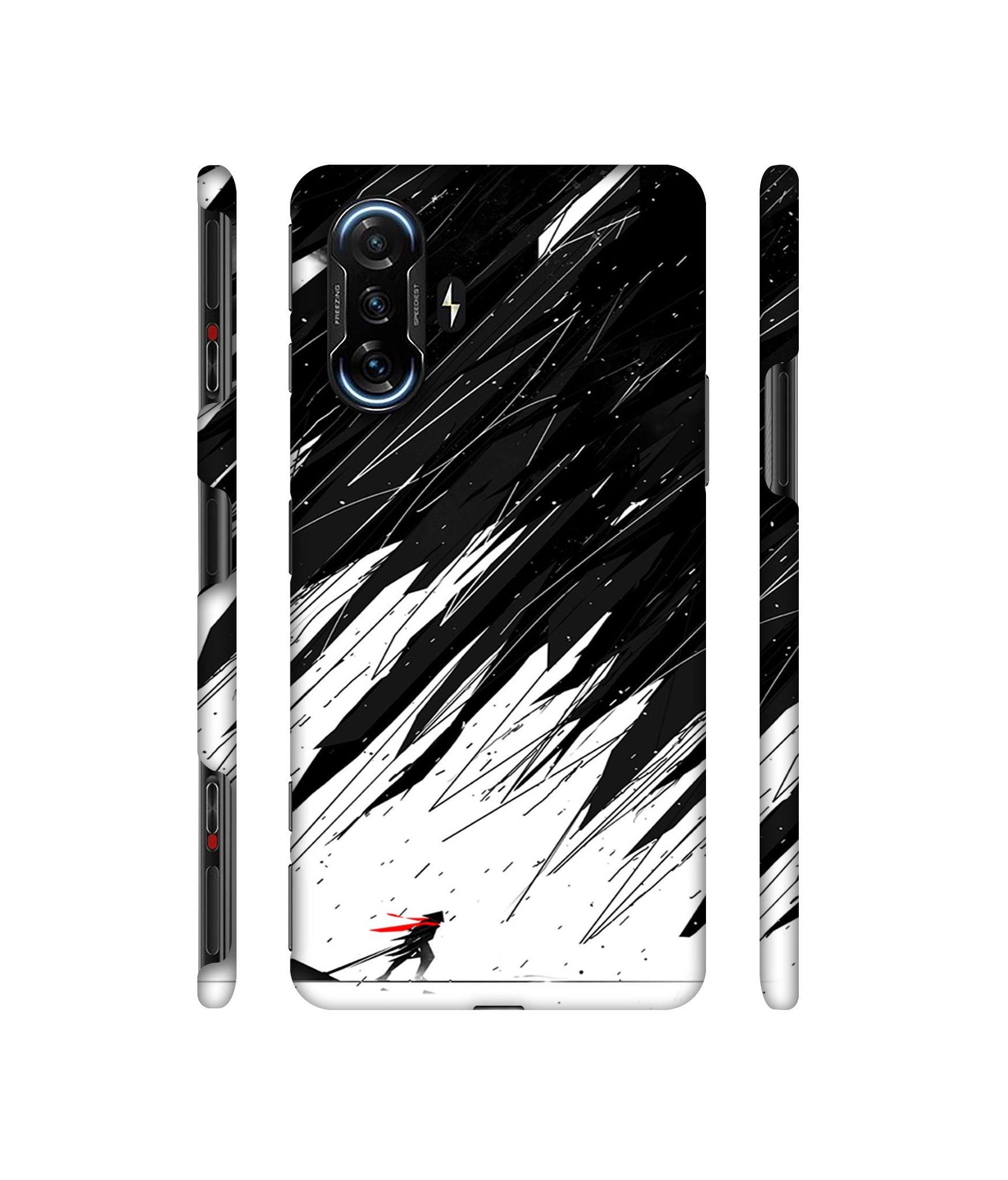 Geometric Strom Designer Hard Back Cover for Mi Poco F3 GT