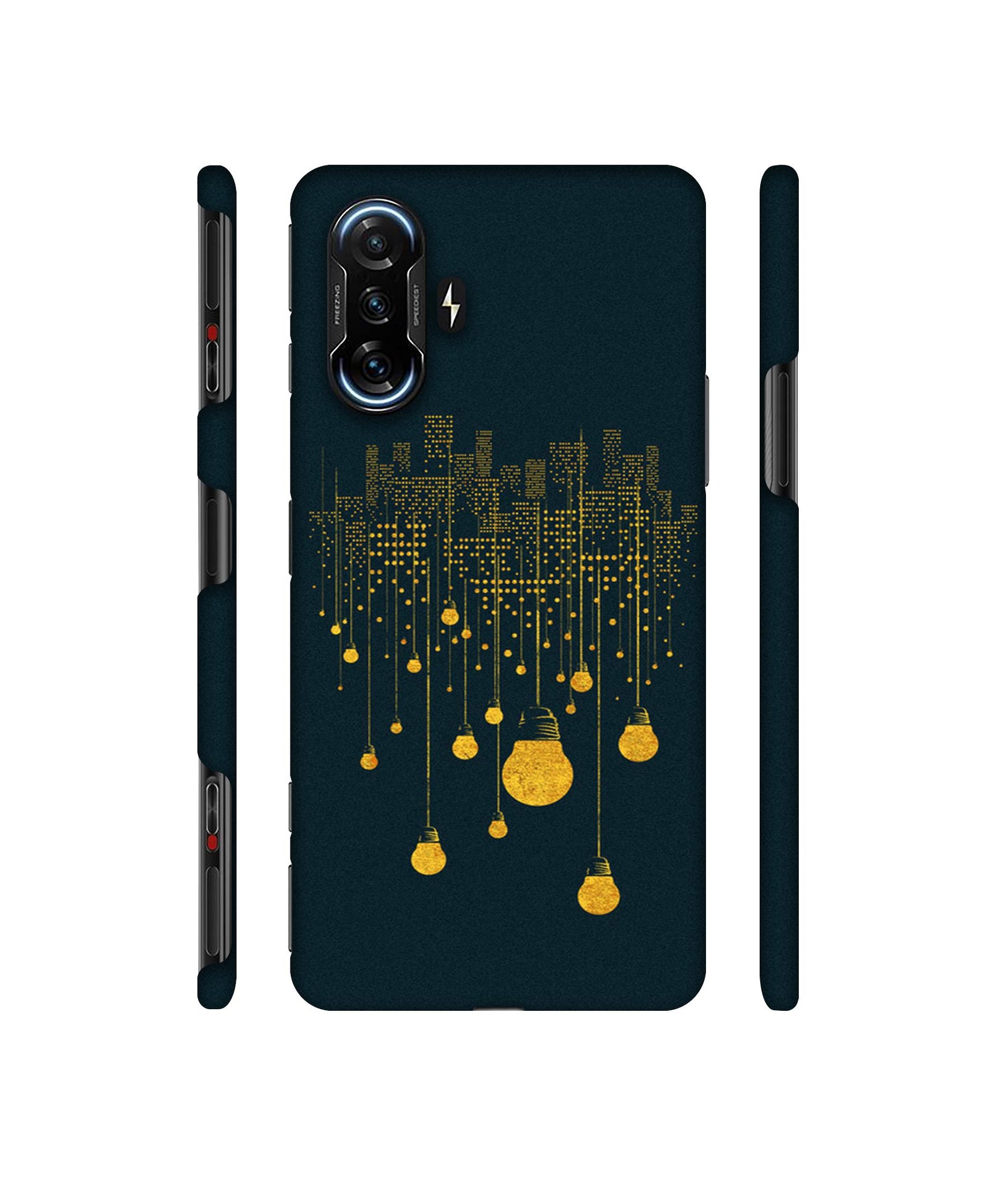 City Light Pattern Designer Hard Back Cover for Mi Poco F3 GT