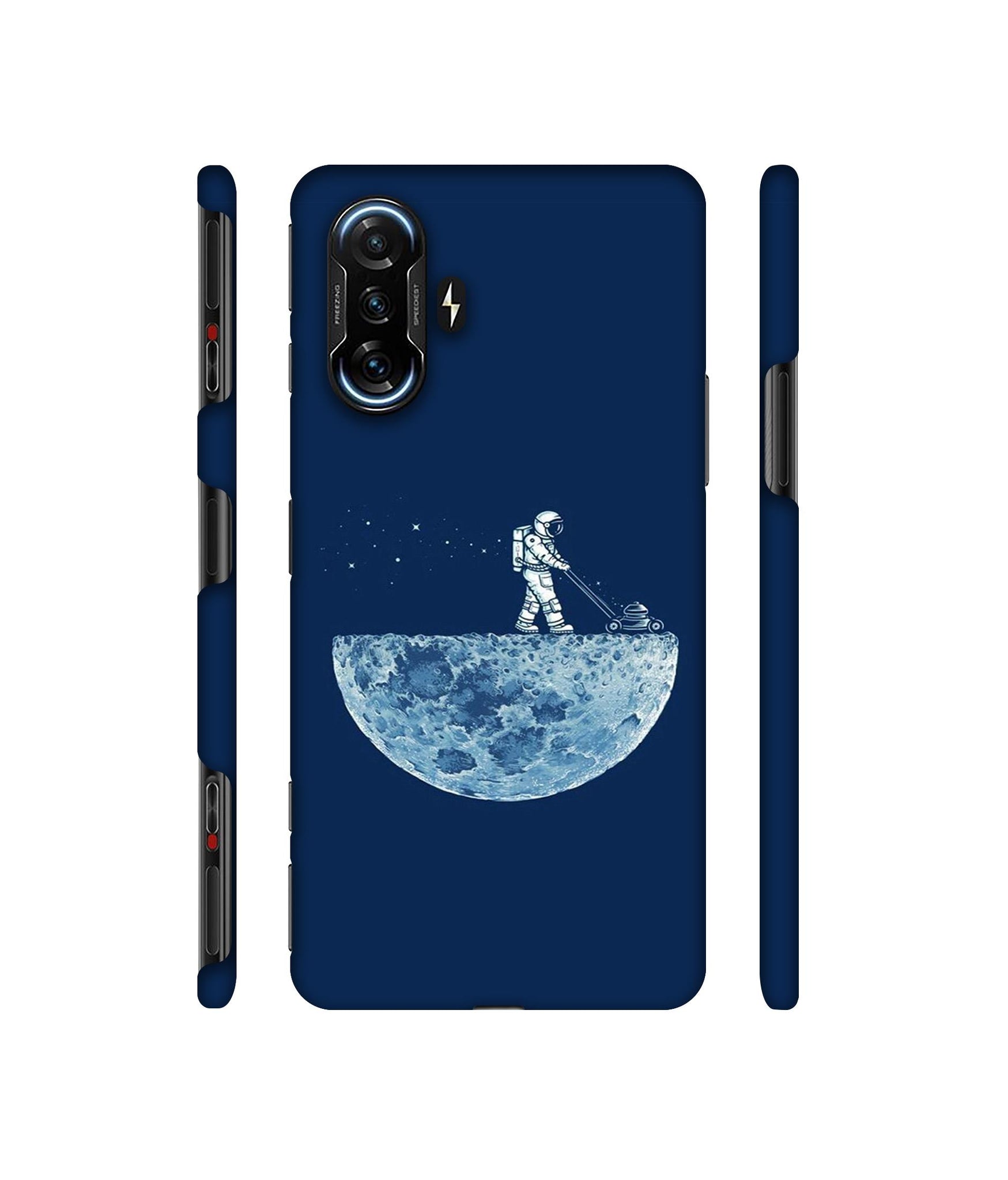 Moon Walk Designer Hard Back Cover for Mi Poco F3 GT