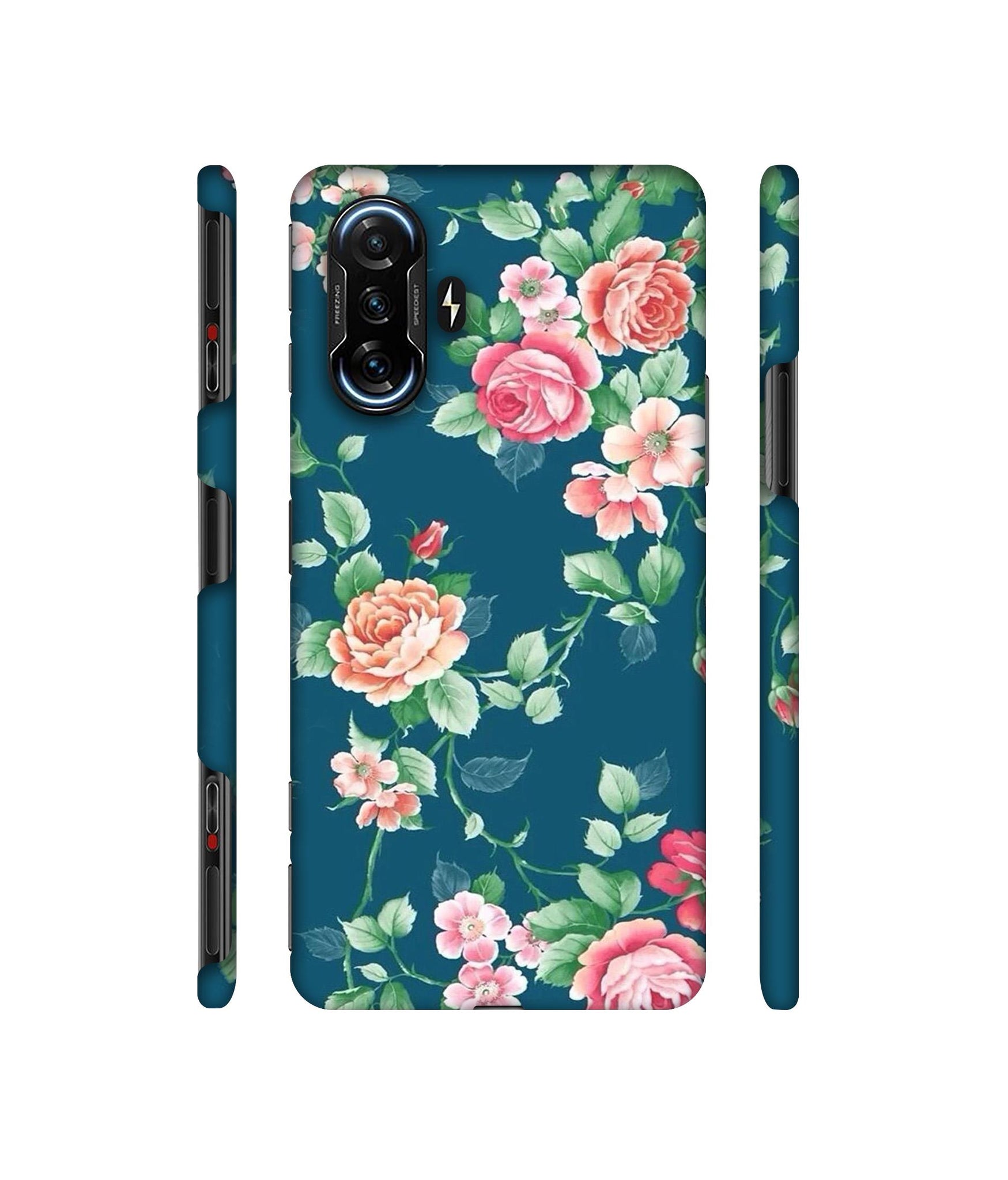 Vintage Floral Designer Hard Back Cover for Mi Poco F3 GT