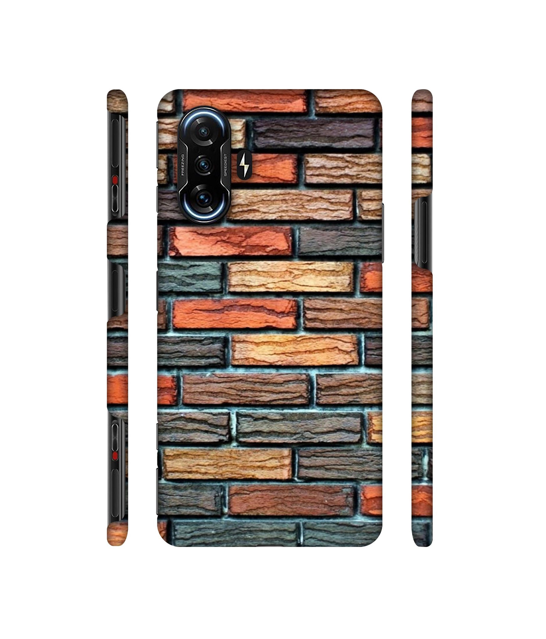 Brick Wall Designer Hard Back Cover for Mi Poco F3 GT