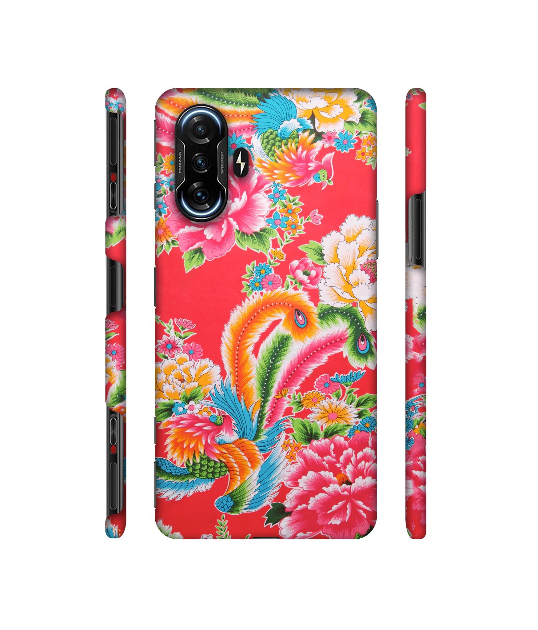 Cute Floral Pattern Print Designer Hard Back Cover for Mi Poco F3 GT