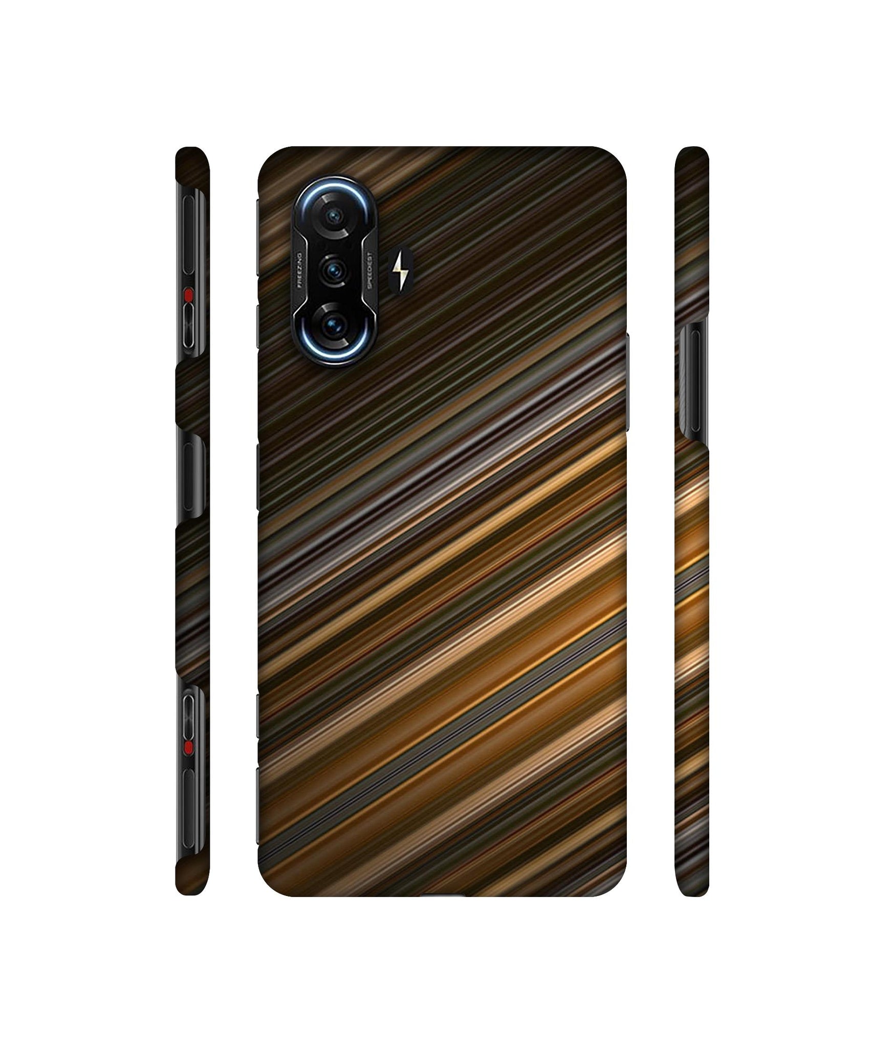 Stripes Designer Hard Back Cover for Mi Poco F3 GT