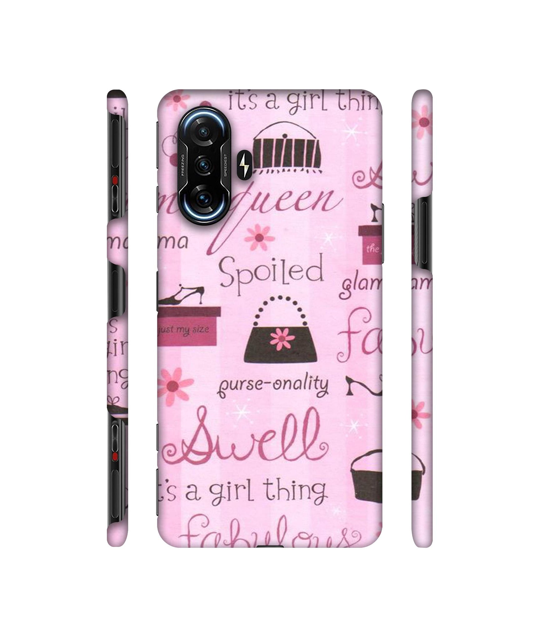 Its A Girl Thing Designer Hard Back Cover for Mi Poco F3 GT