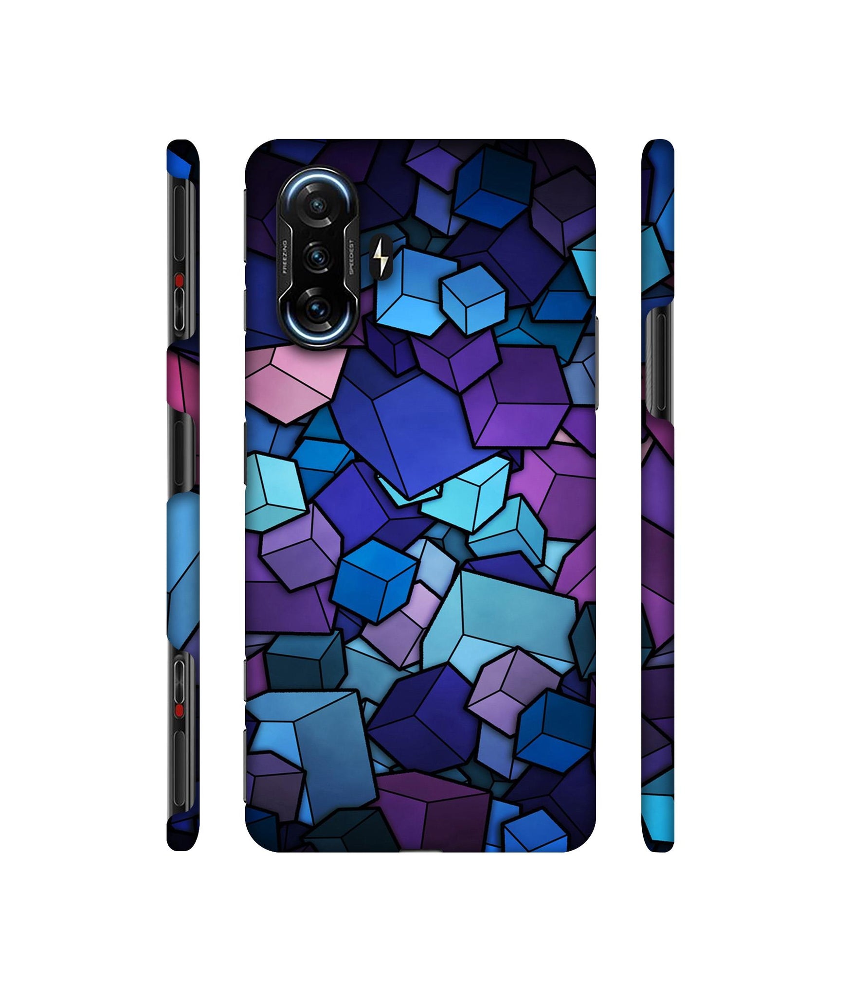 Color Box Designer Hard Back Cover for Mi Poco F3 GT