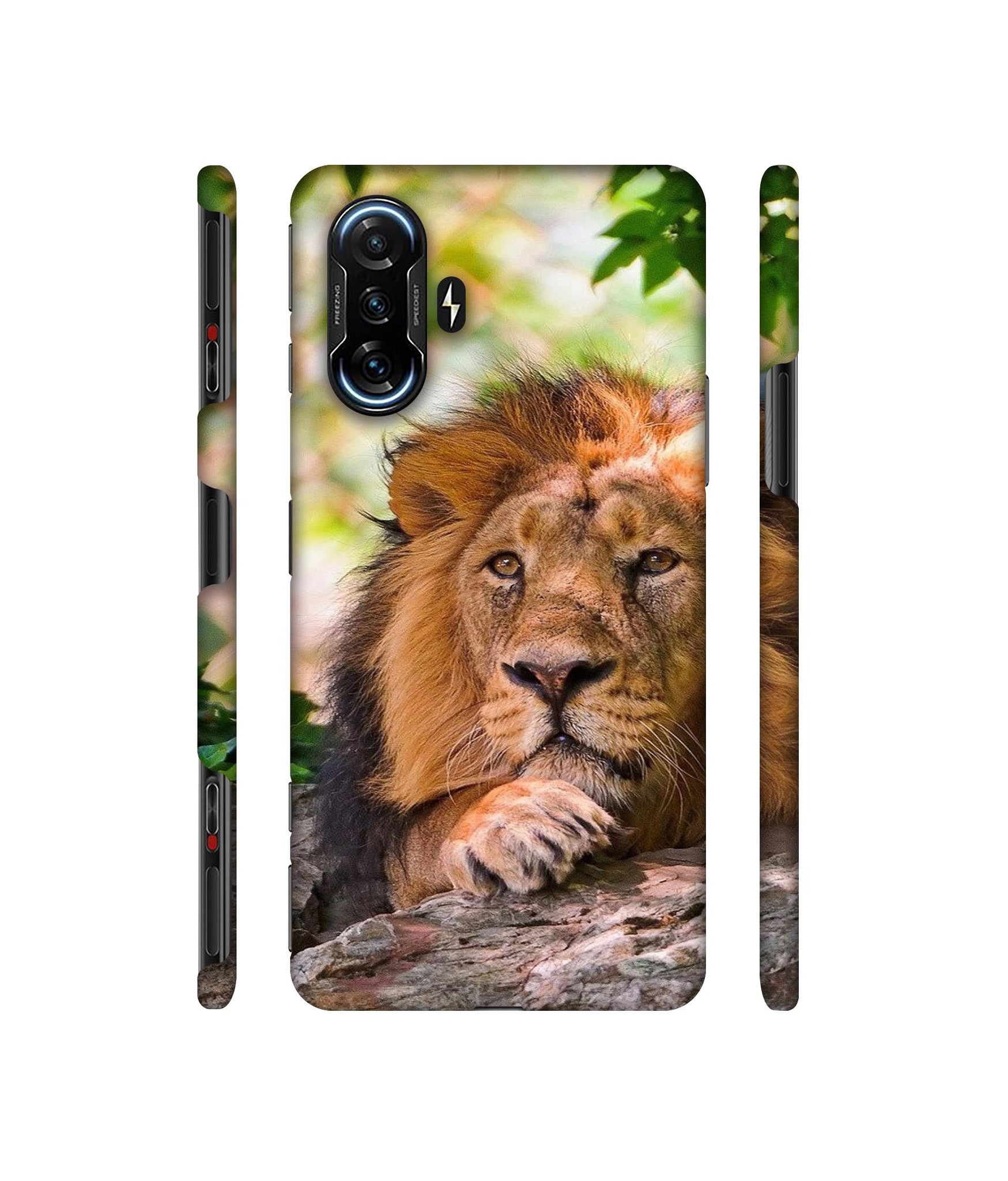Tiger Pattern Print Designer Hard Back Cover for Mi Poco F3 GT