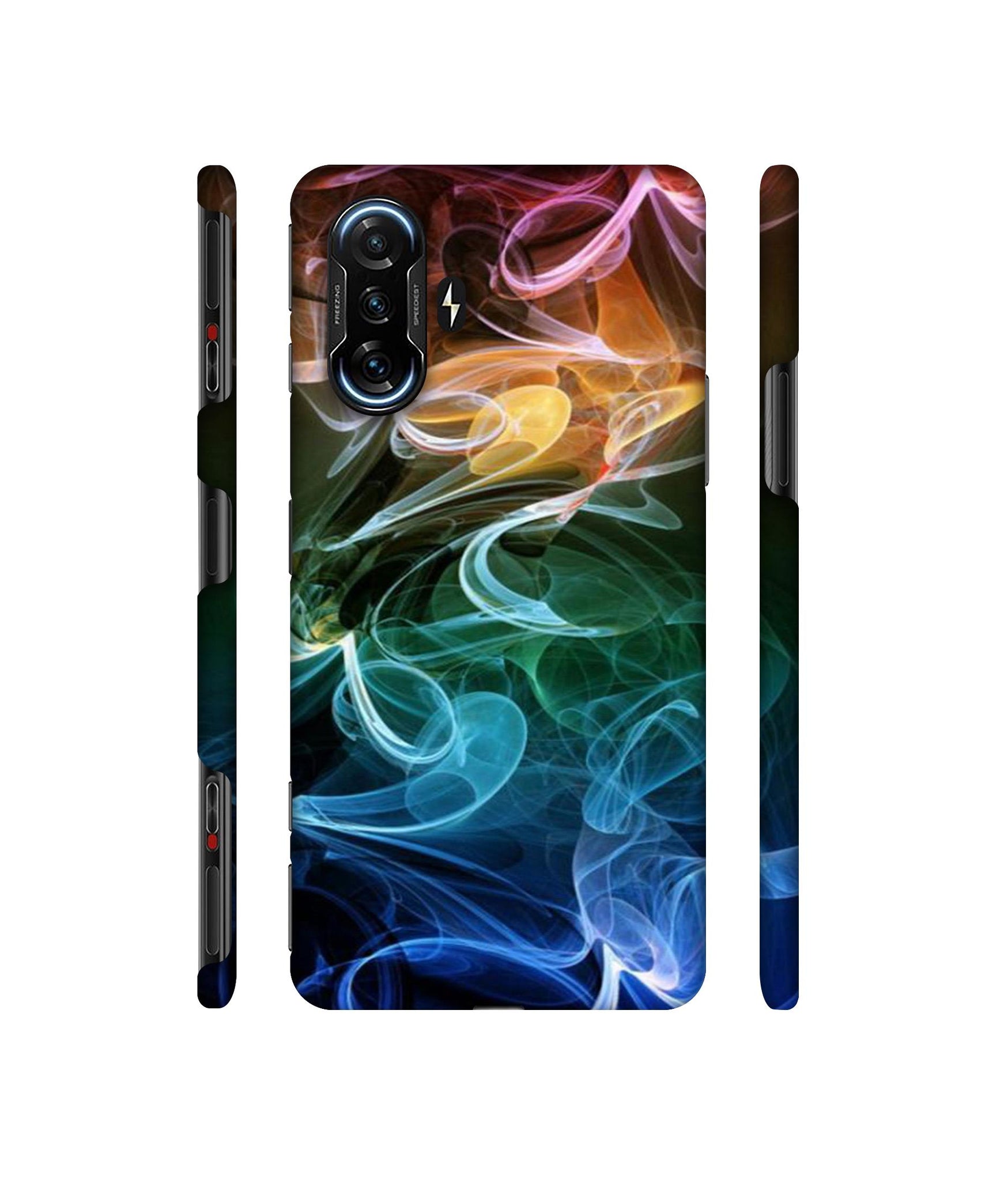 Smoky Pattern Designer Hard Back Cover for Mi Poco F3 GT