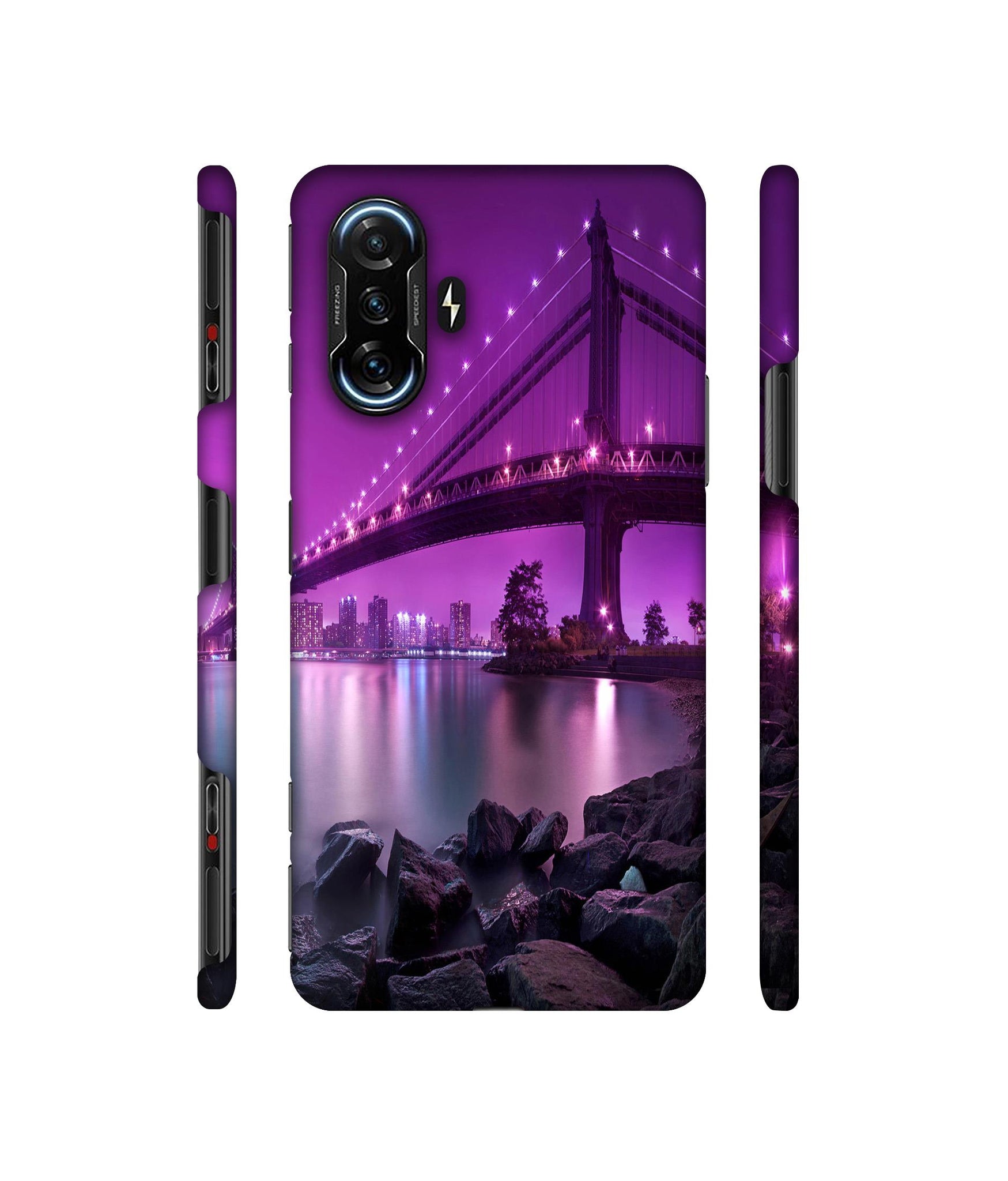 Manhattan Bridge Designer Hard Back Cover for Mi Poco F3 GT