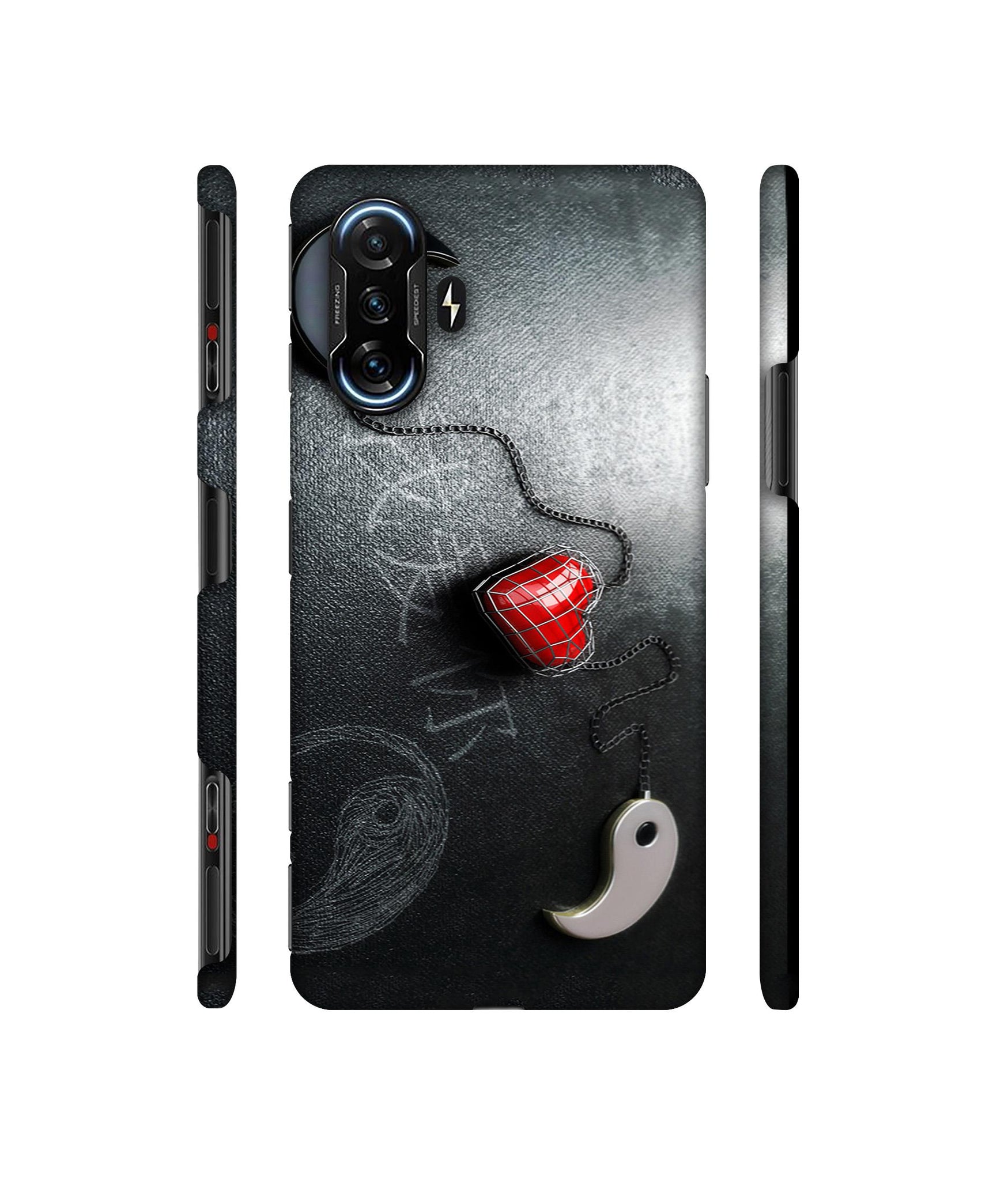 Chinnese Yin and Yang Designer Hard Back Cover for Mi Poco F3 GT