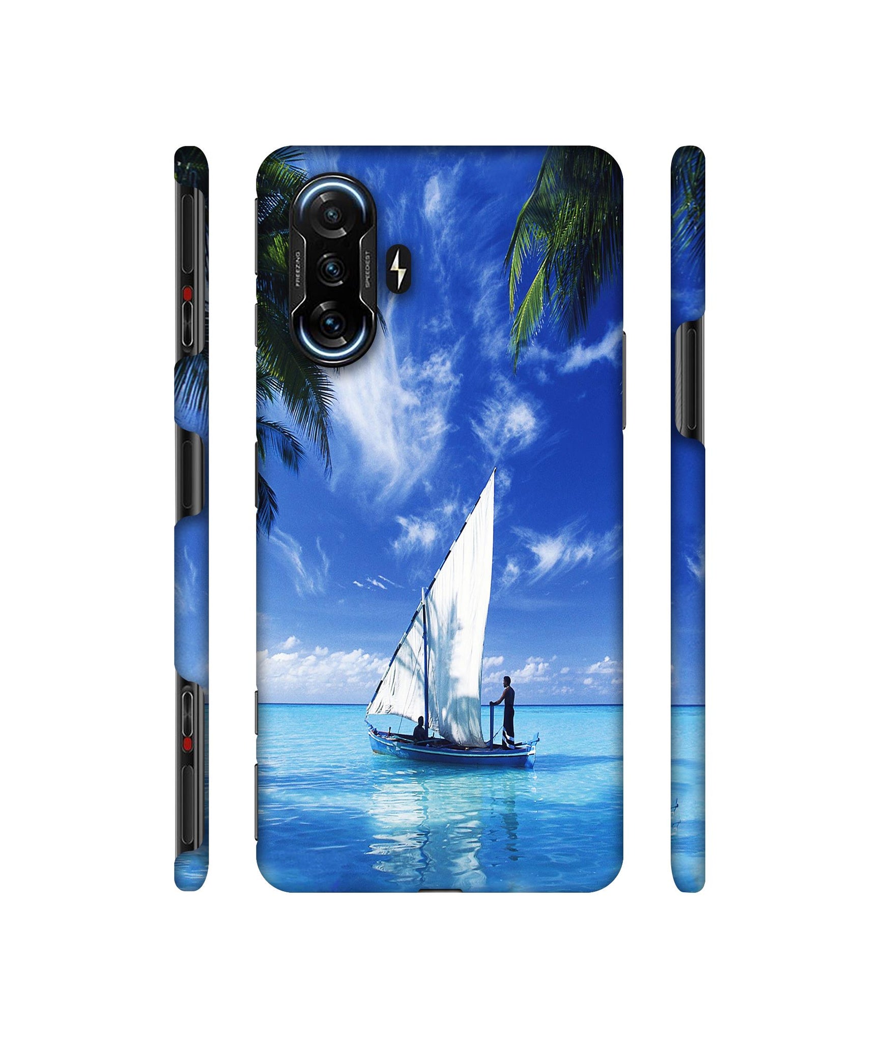 Indian Ocean Designer Hard Back Cover for Mi Poco F3 GT