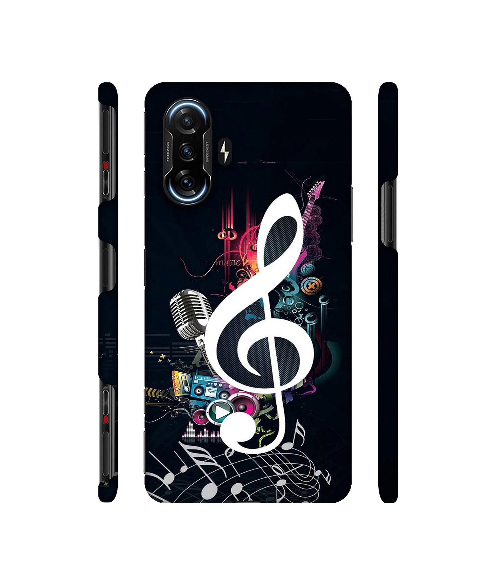 Mike and Music Designer Hard Back Cover for Mi Poco F3 GT