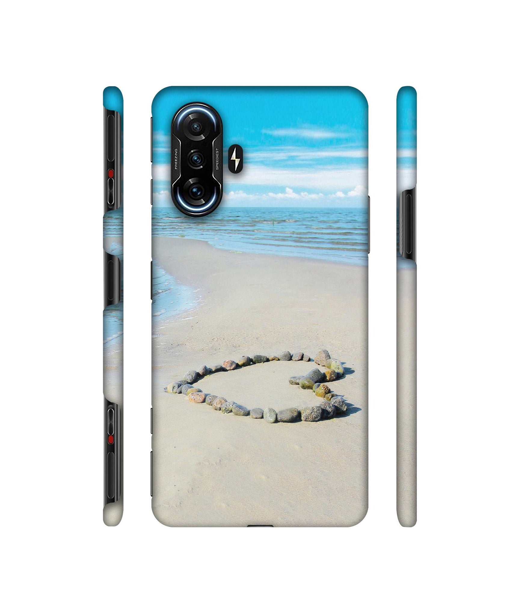 Stone Love Designer Hard Back Cover for Mi Poco F3 GT