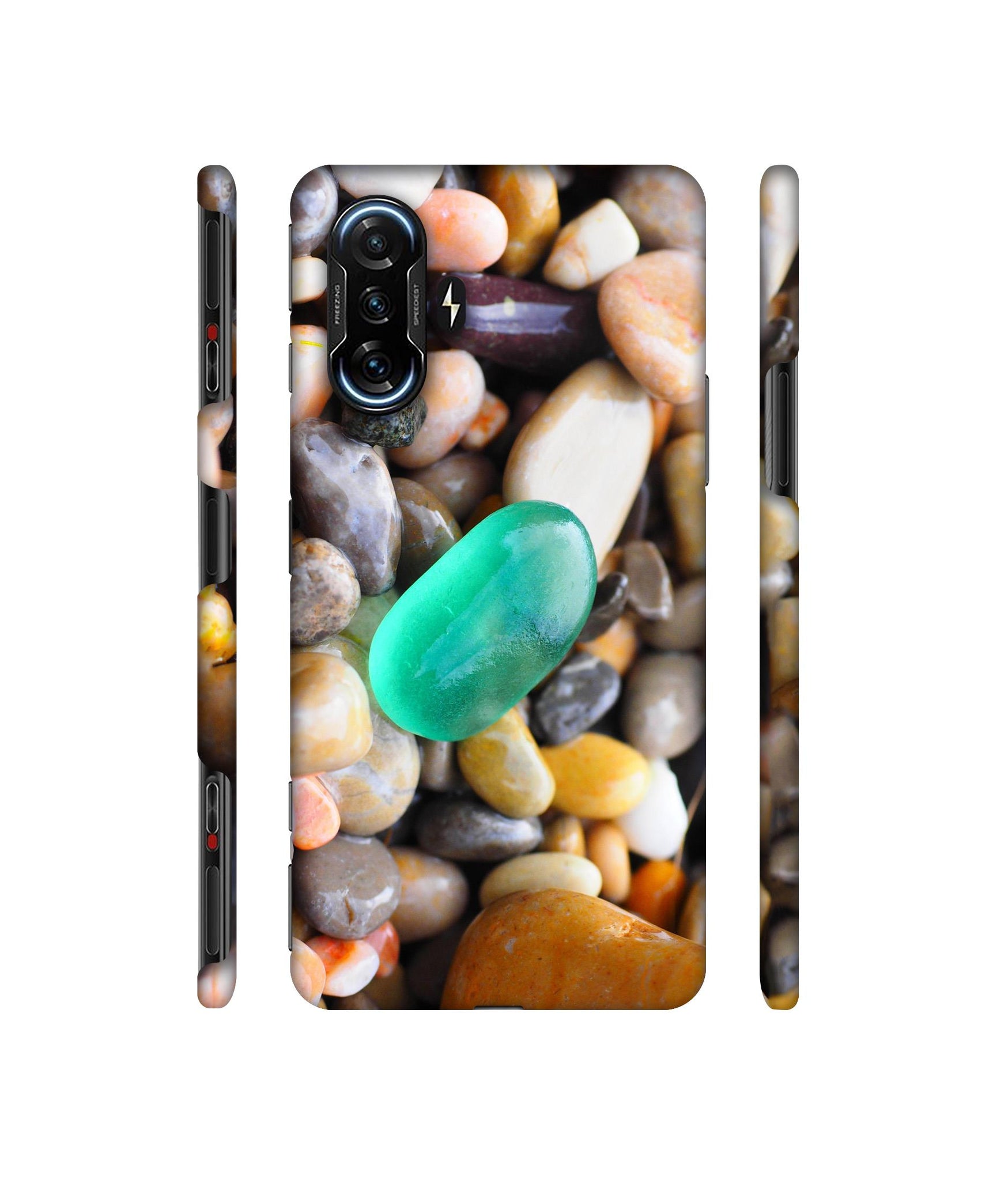 Sea Stones Designer Hard Back Cover for Mi Poco F3 GT