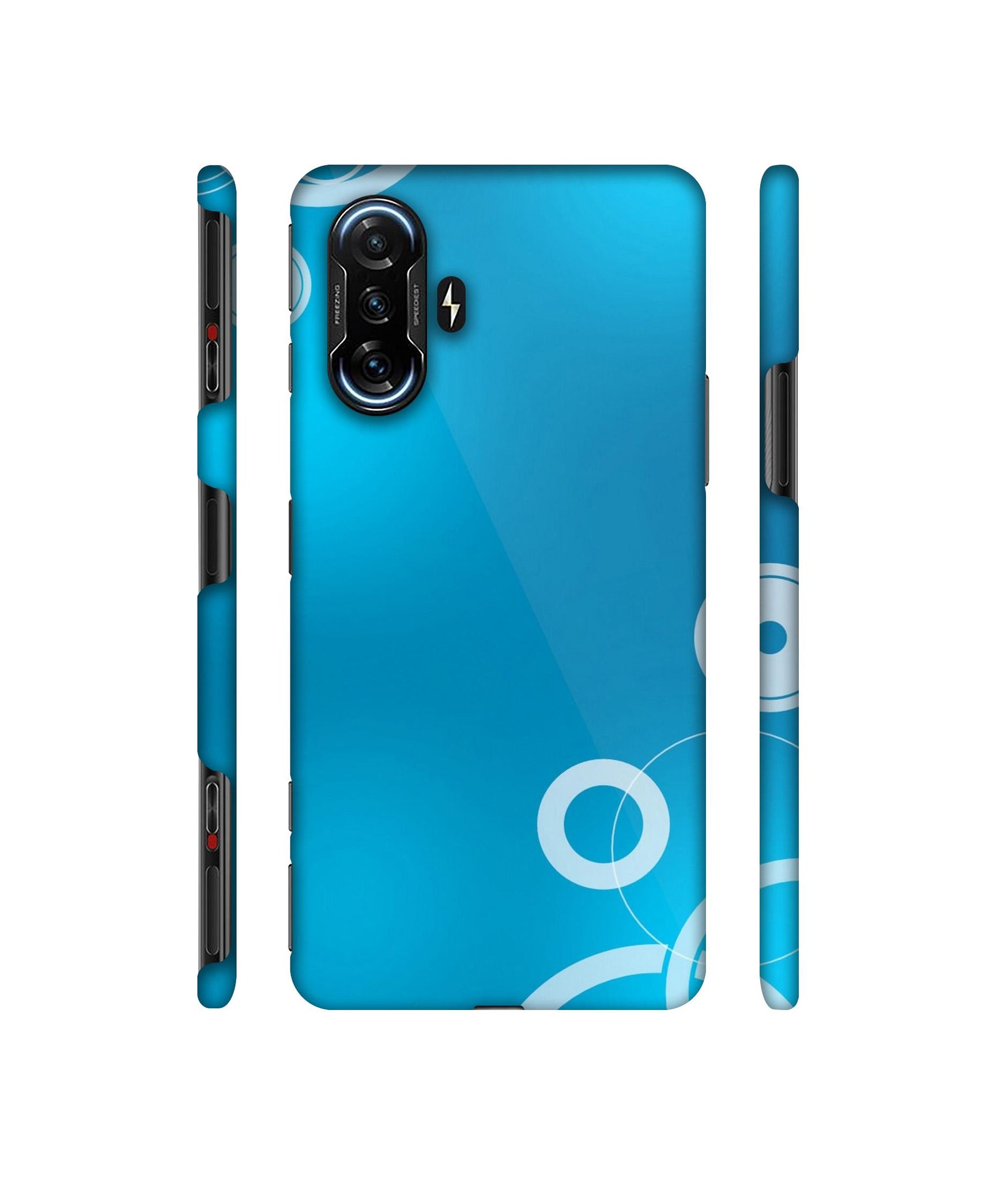 Circle Background Designer Hard Back Cover for Mi Poco F3 GT