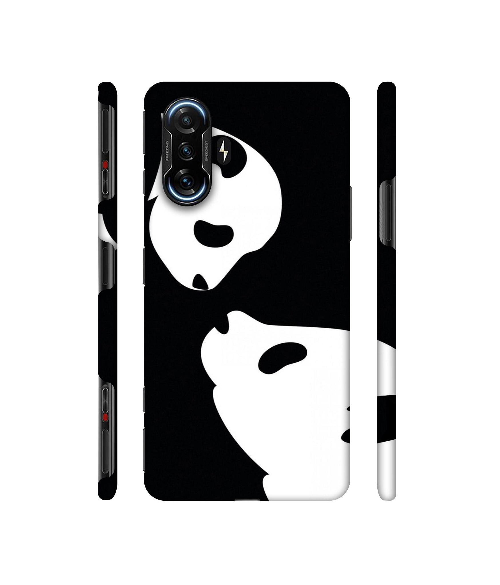 Panda Drawing Designer Hard Back Cover for Mi Poco F3 GT