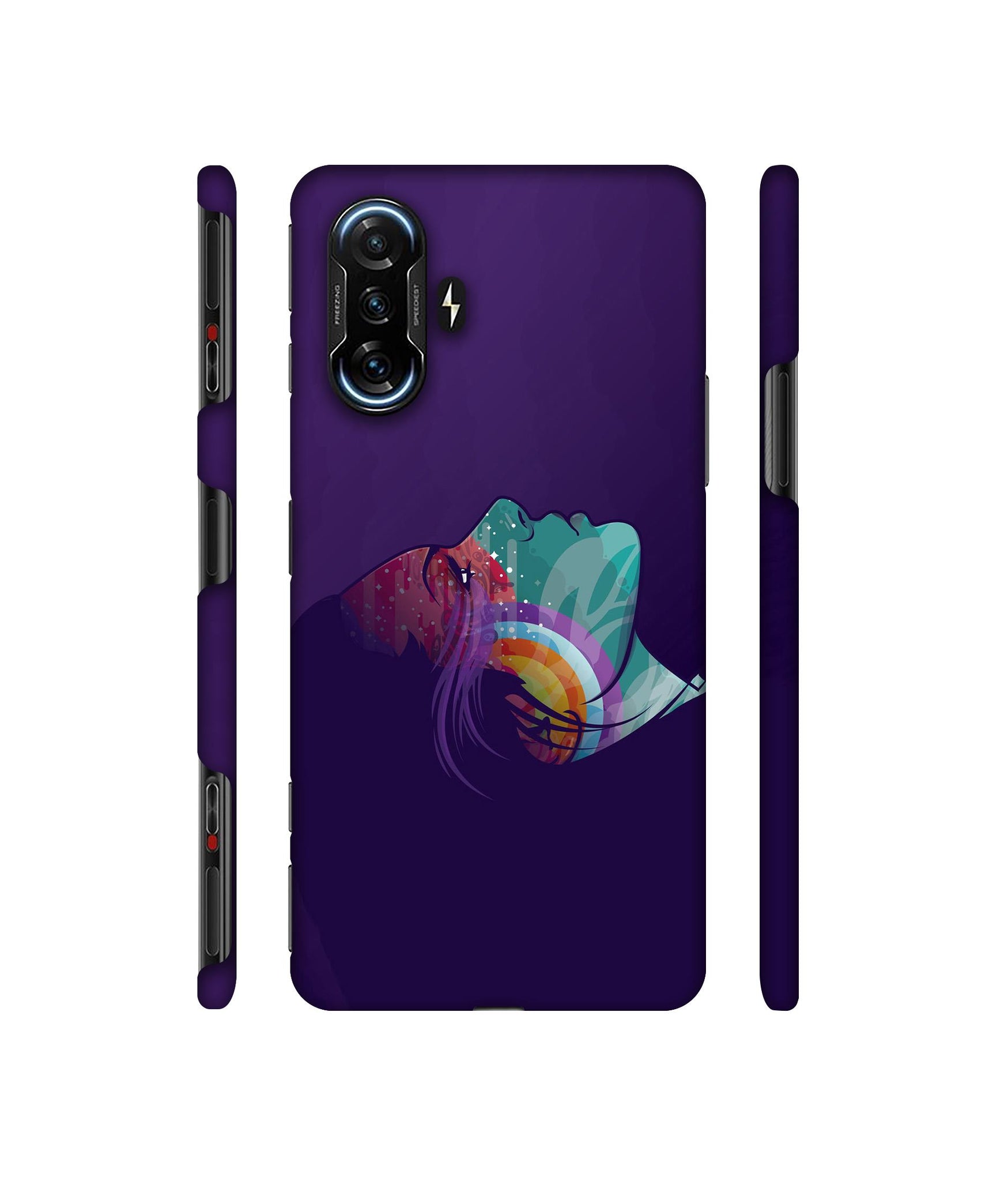 Vector Girl Designer Hard Back Cover for Mi Poco F3 GT