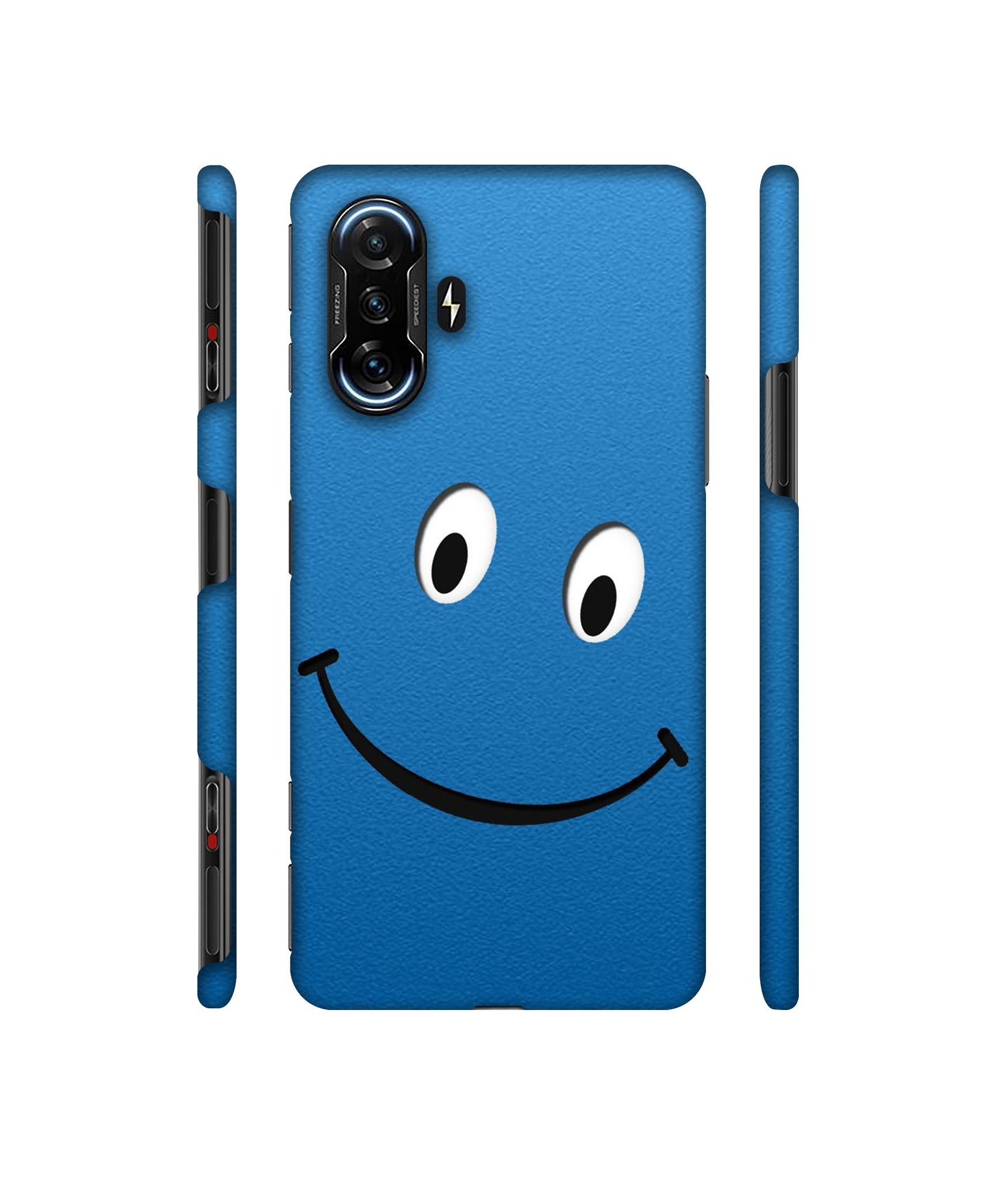 Smile Face1Designer Hard Back Cover for Mi Poco F3 GT
