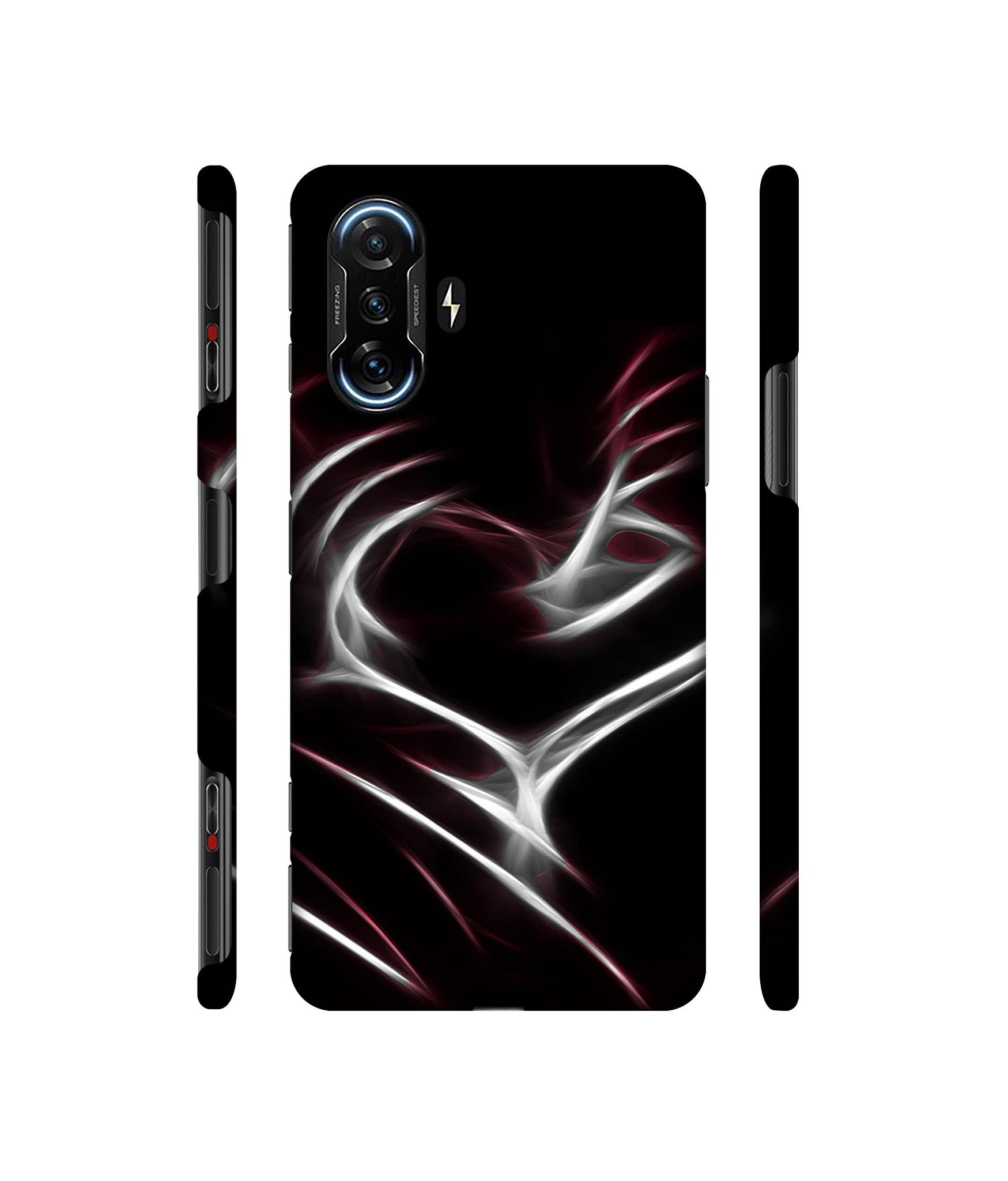 Heart Line Designer Hard Back Cover for Mi Poco F3 GT