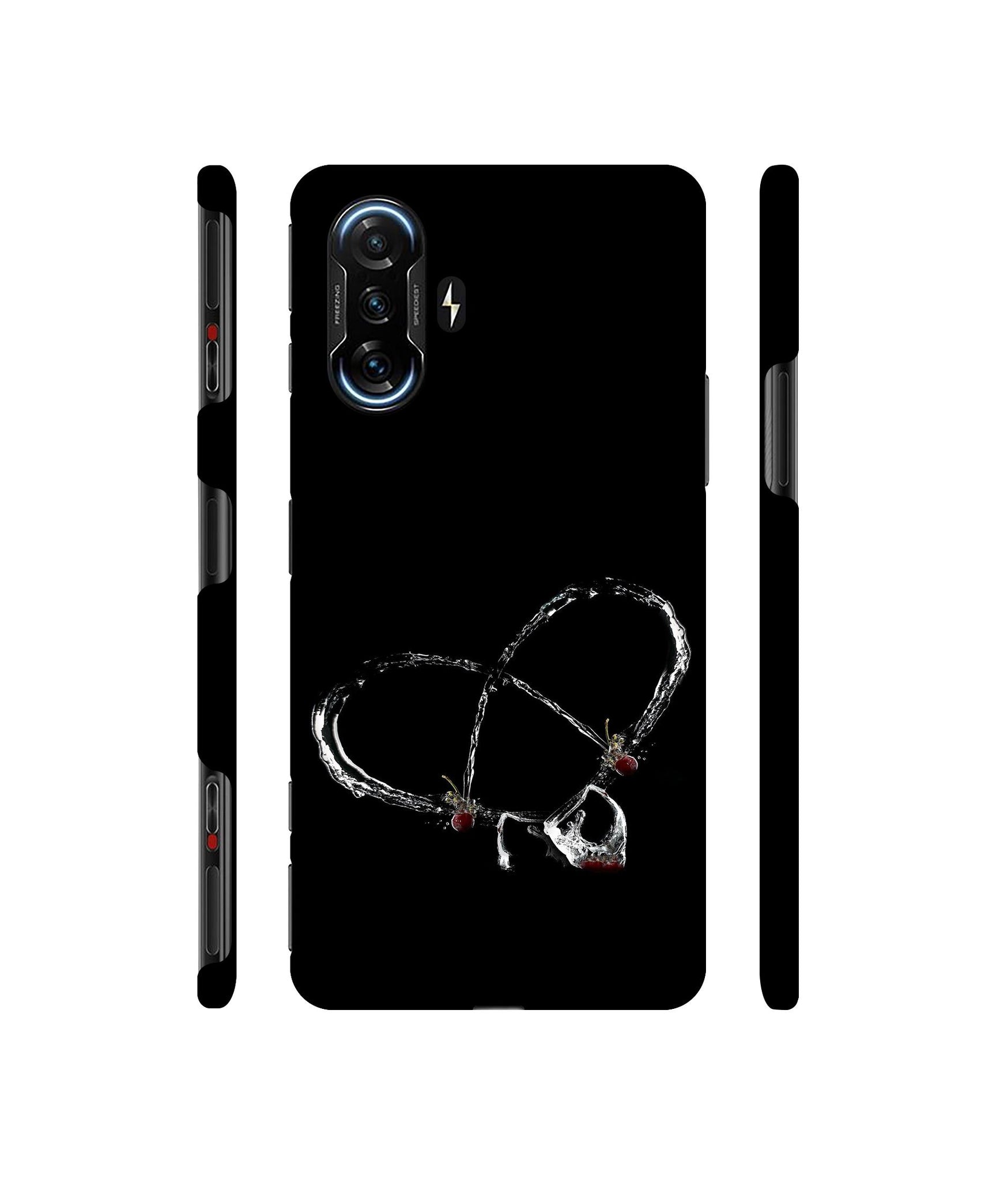 Heart Wine Designer Hard Back Cover for Mi Poco F3 GT
