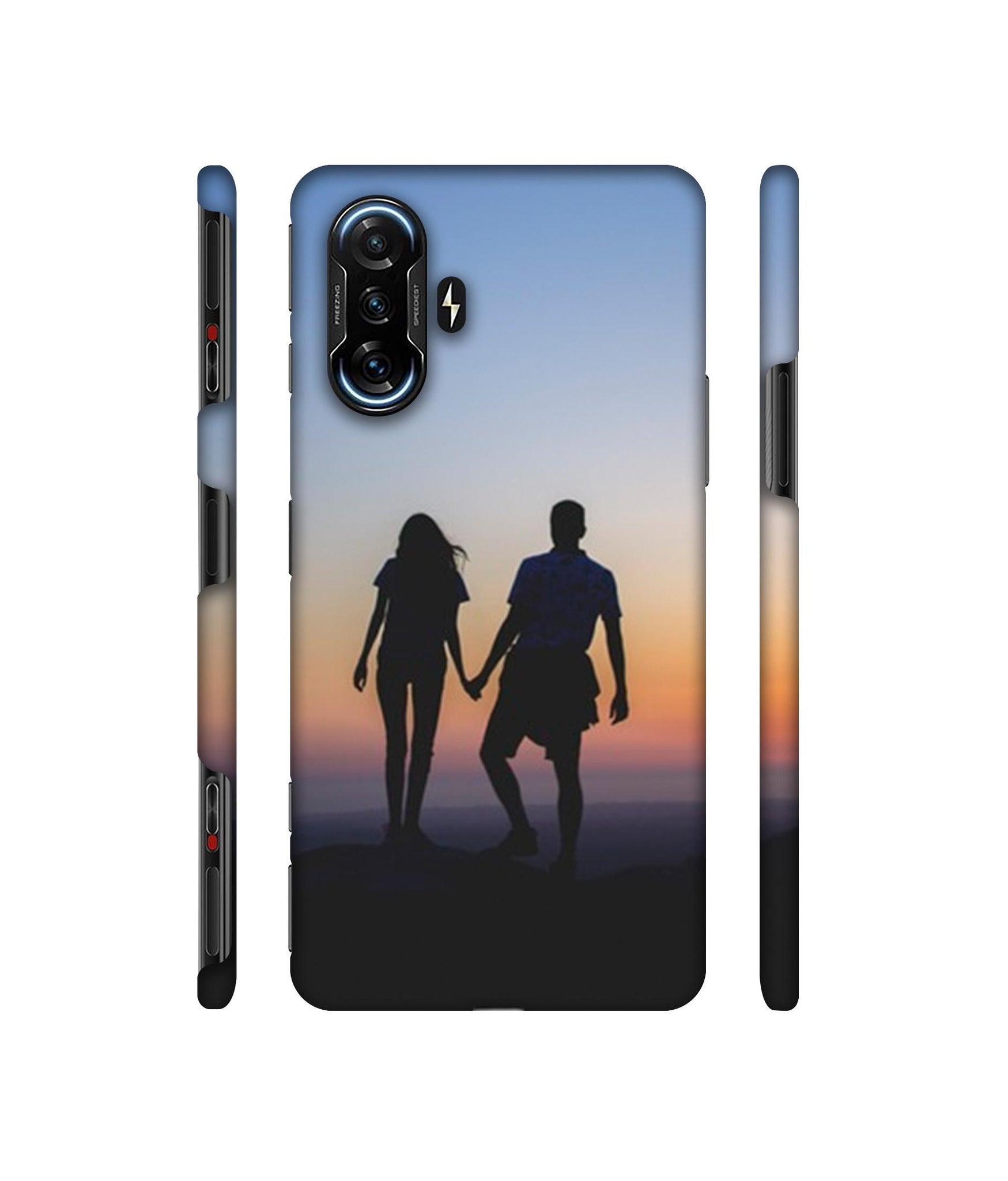 Couple On Beach Designer Hard Back Cover for Mi Poco F3 GT