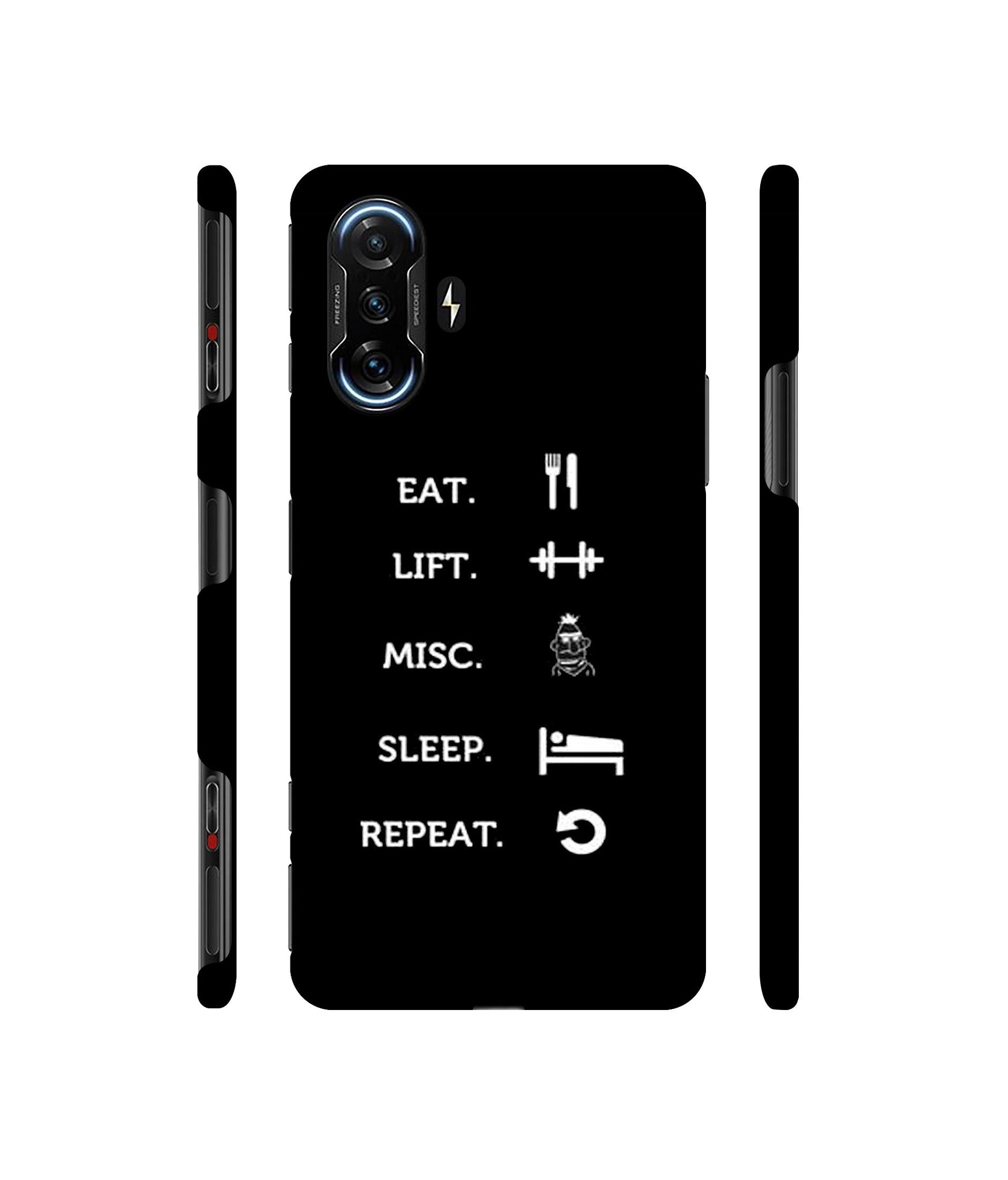 Life Tool Quote Designer Hard Back Cover for Mi Poco F3 GT