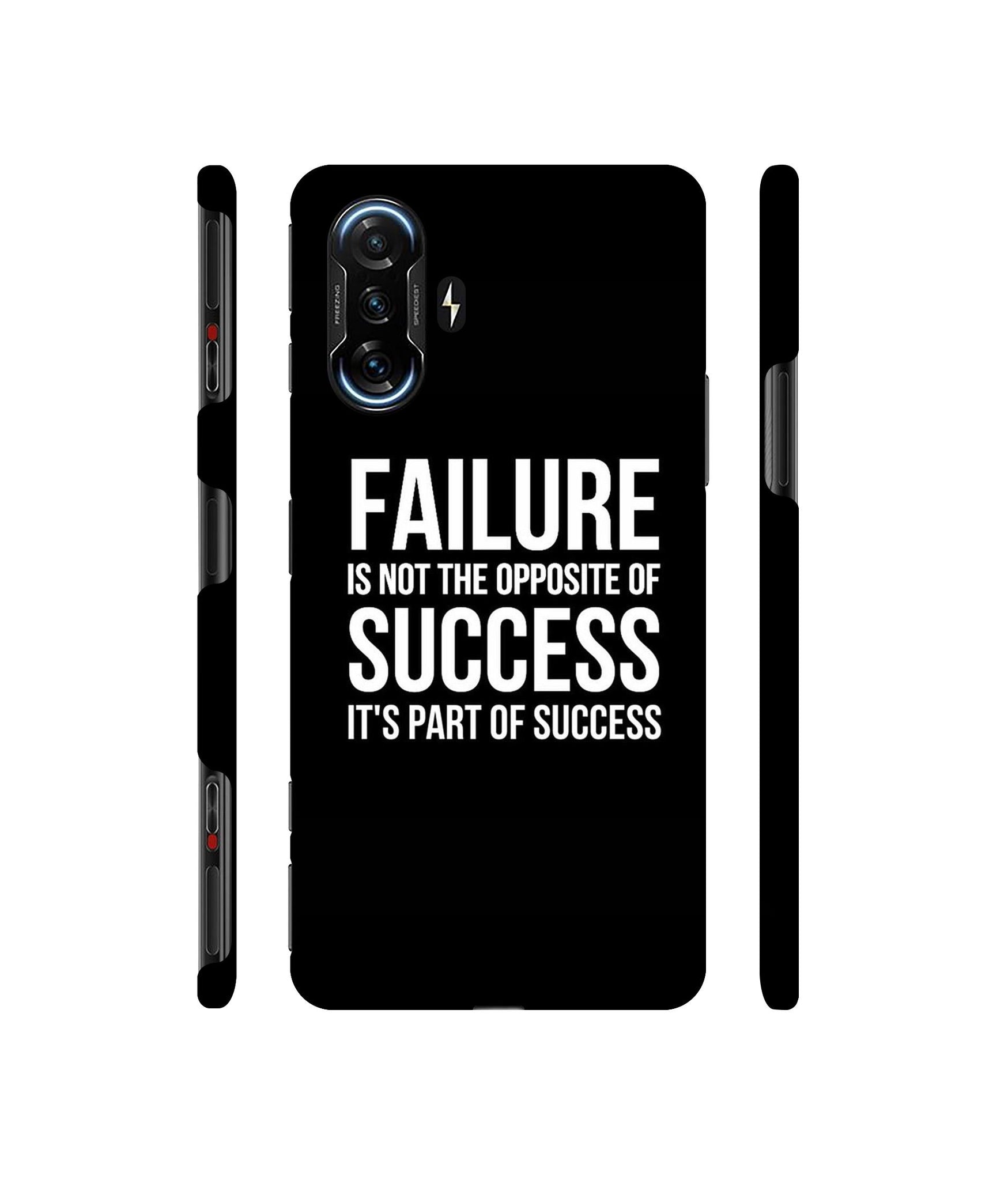 Motivational Quote Designer Hard Back Cover for Mi Poco F3 GT