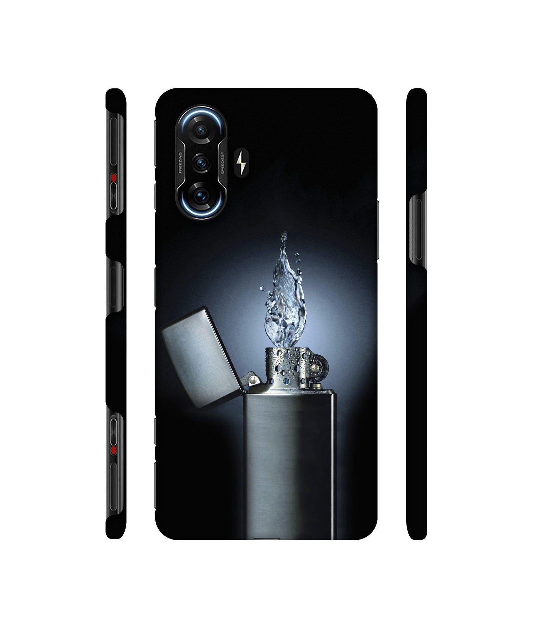 Water Lighter Designer Hard Back Cover for Mi Poco F3 GT