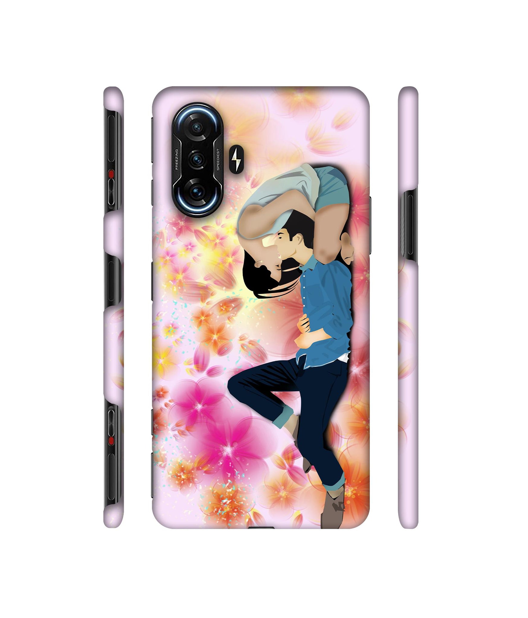 Couple Love Designer Hard Back Cover for Mi Poco F3 GT