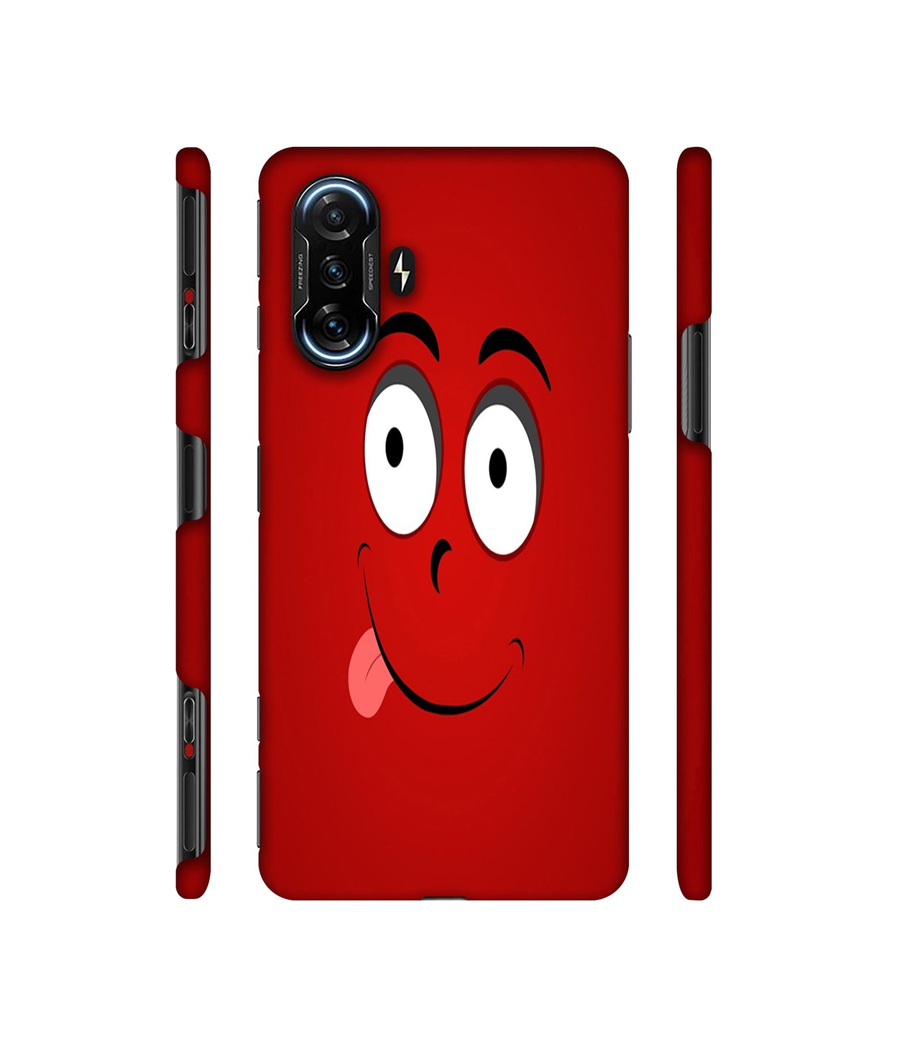 Greedy Smile Designer Hard Back Cover for Mi Poco F3 GT