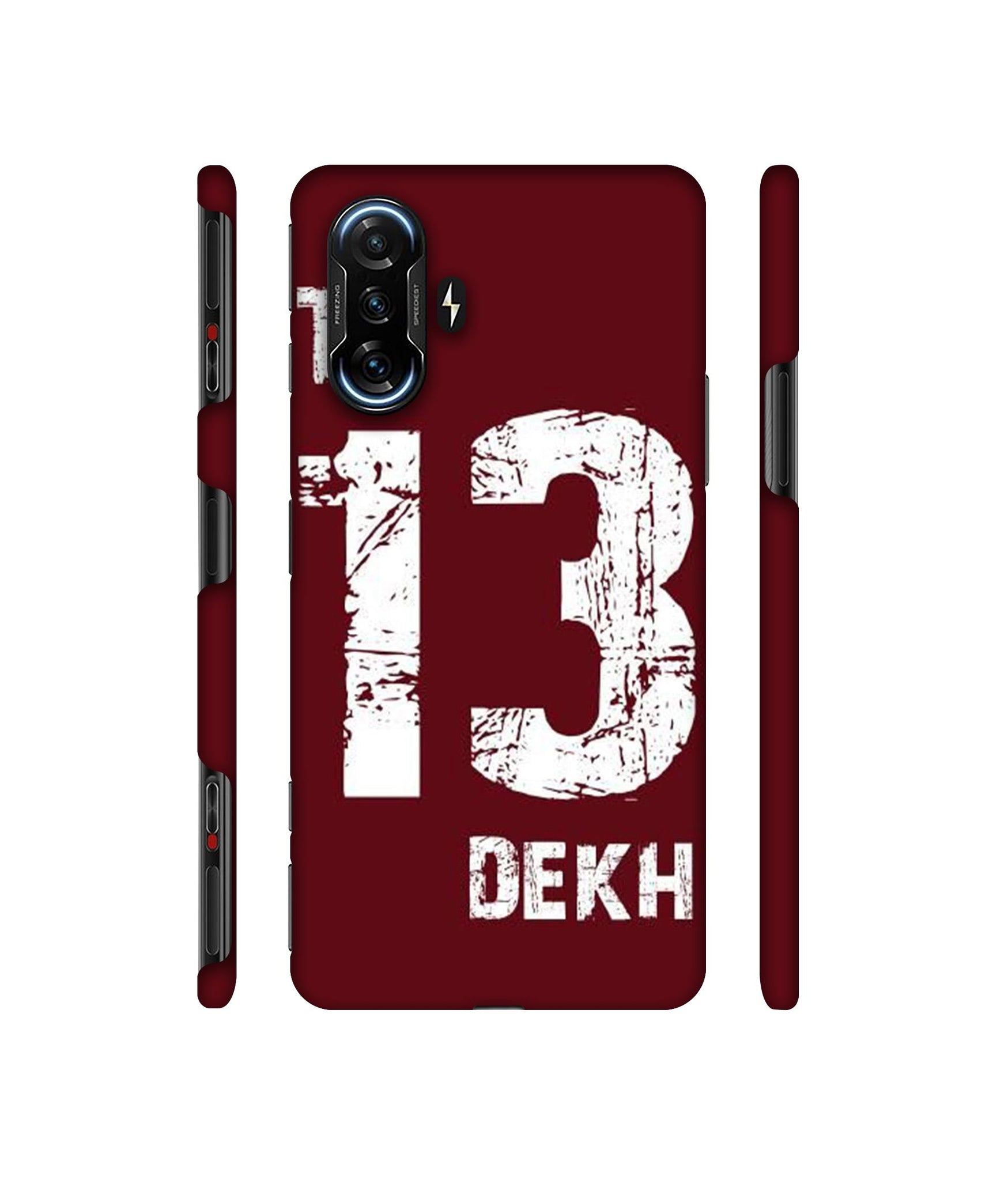 Tu 13 Dekh Designer Hard Back Cover for Mi Poco F3 GT