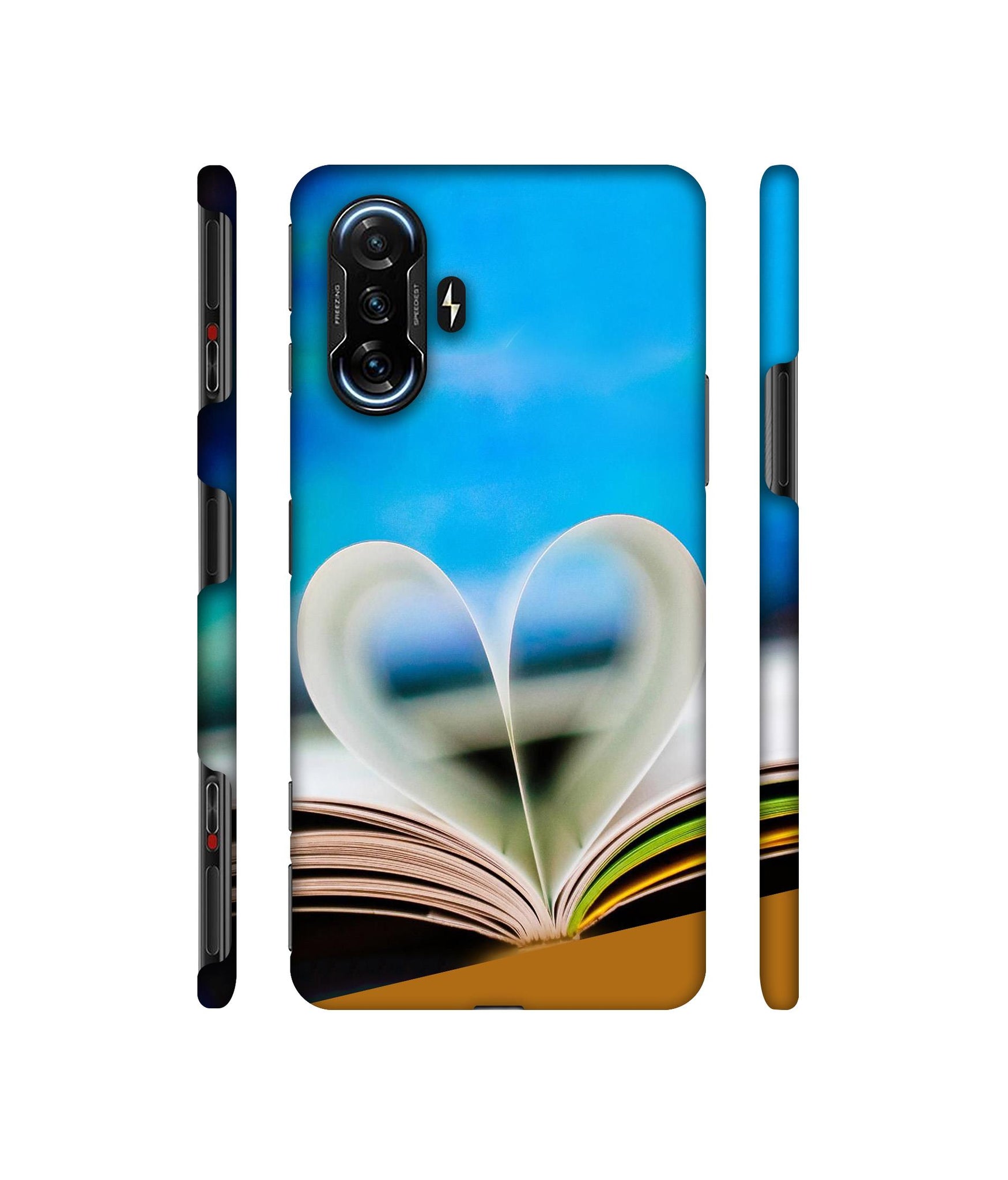 Love Book Designer Hard Back Cover for Mi Poco F3 GT