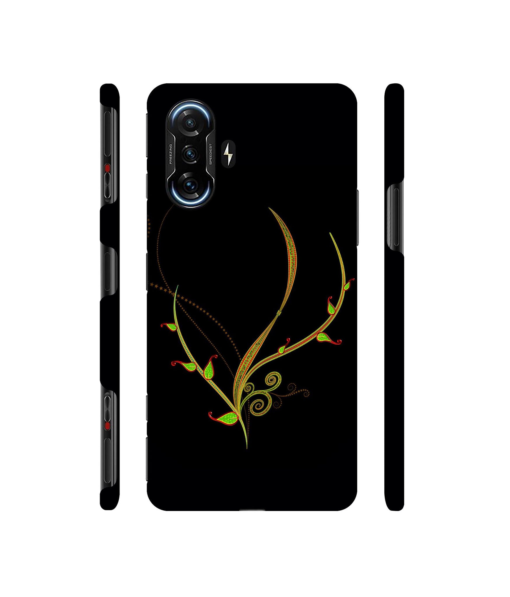 Yellow Pattern Designer Hard Back Cover for Mi Poco F3 GT